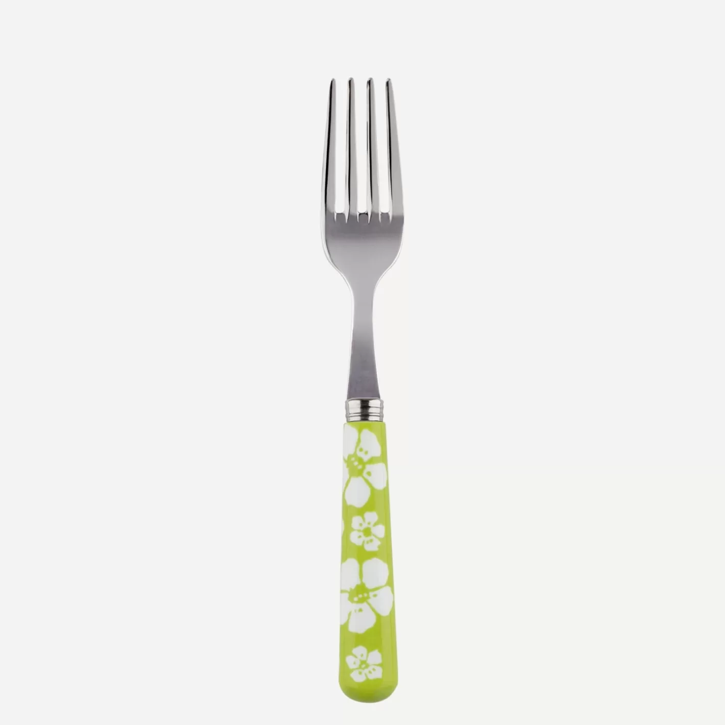 Sabre Paris Small Fork>Hawaiian Flower, Lime