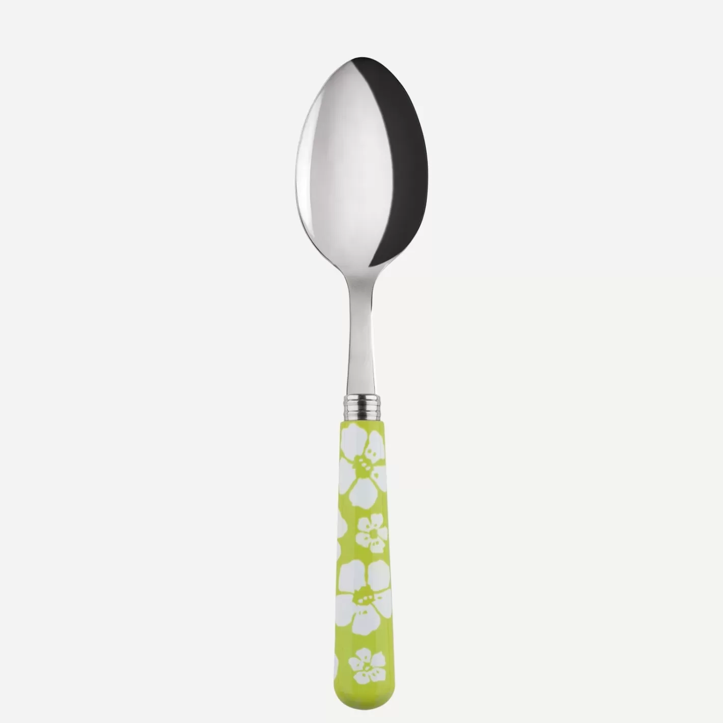 Sabre Paris Soup Spoon>Hawaiian Flower, Lime