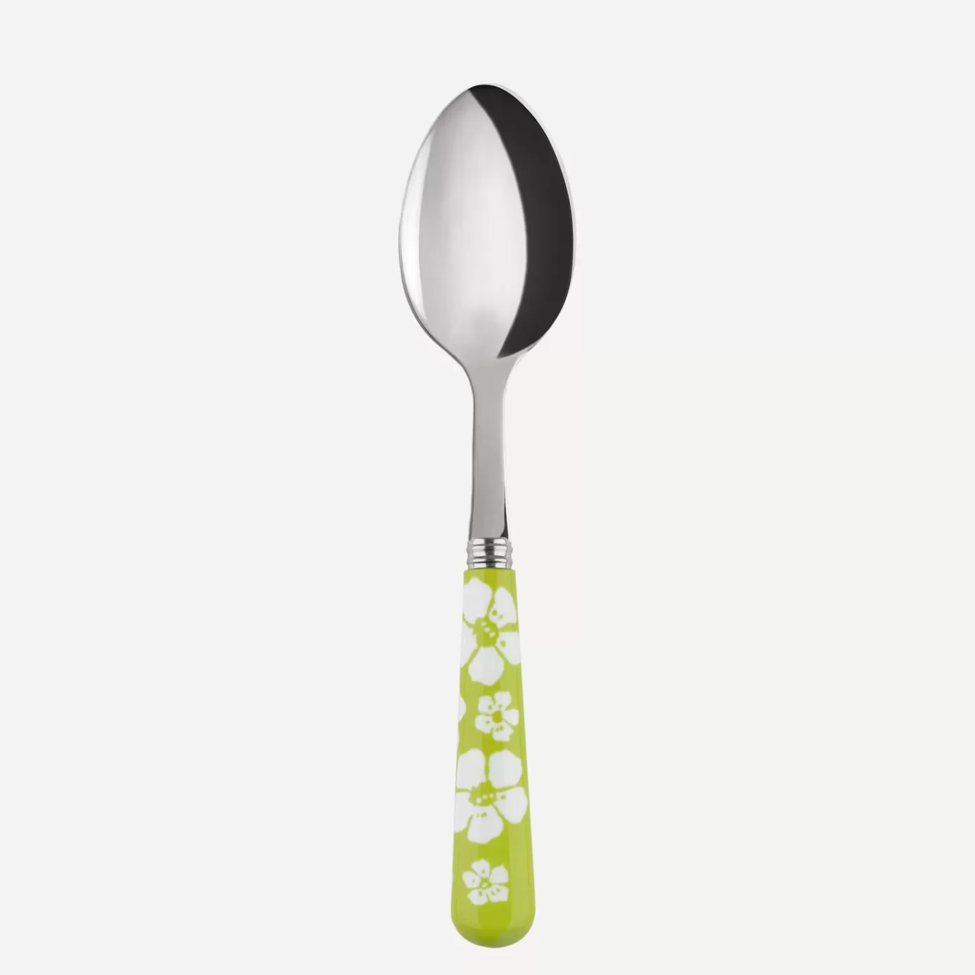 Sabre Paris Dessert Spoon>Hawaiian Flower, Lime