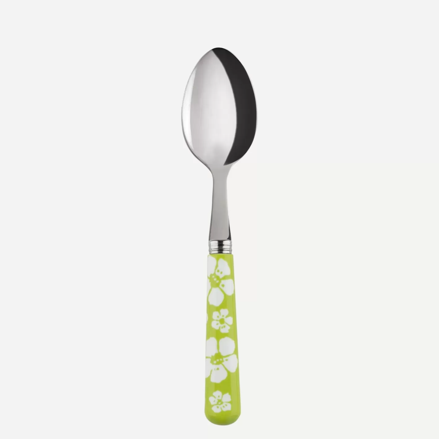 Sabre Paris Demi-Tasse Spoon>Hawaiian Flower, Lime