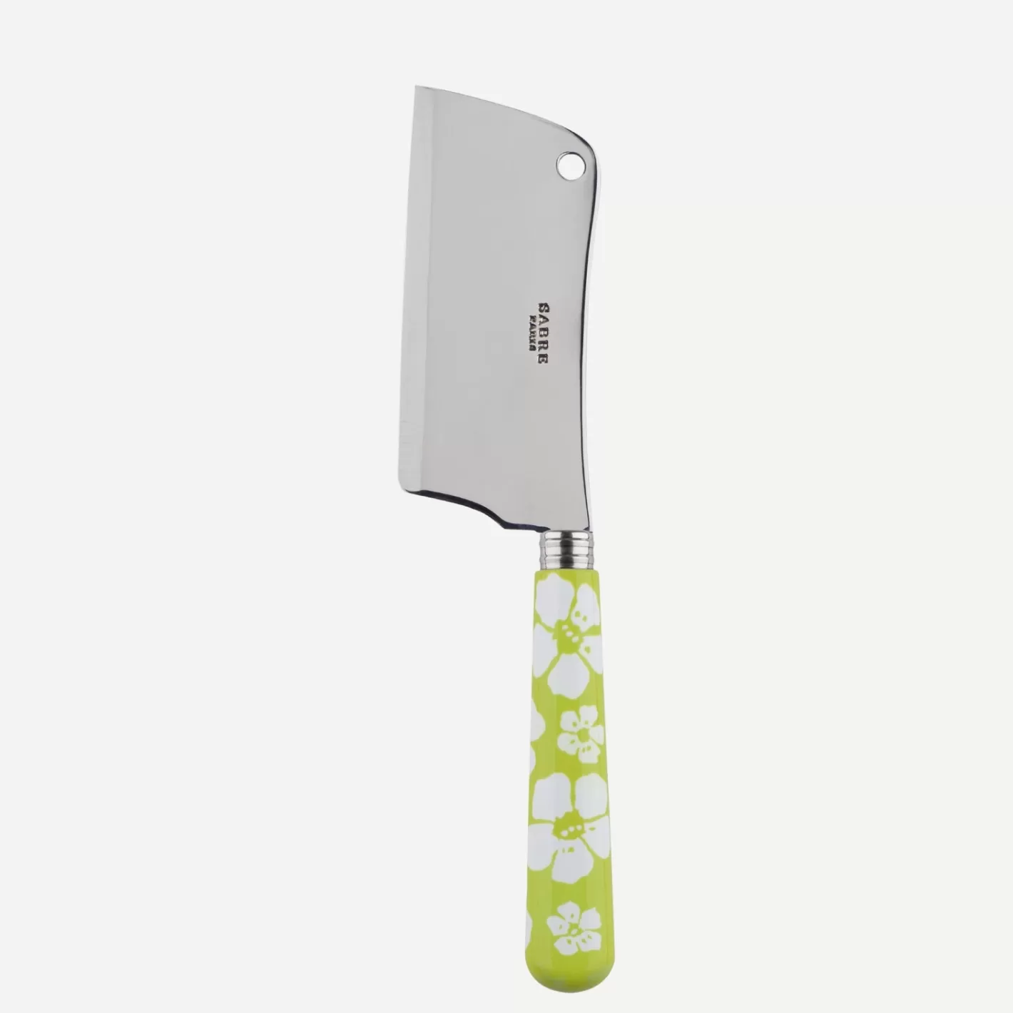 Sabre Paris Cheese Cleaver>Hawaiian Flower, Lime