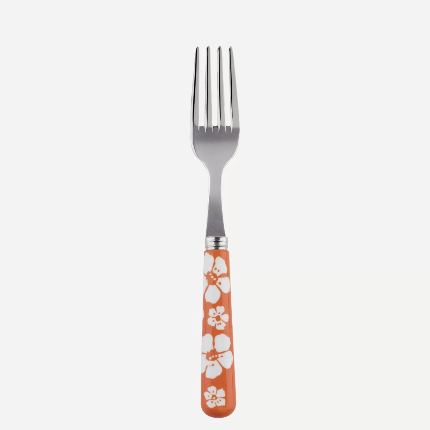 Sabre Paris Small Fork>Hawaiian Flower, Orange