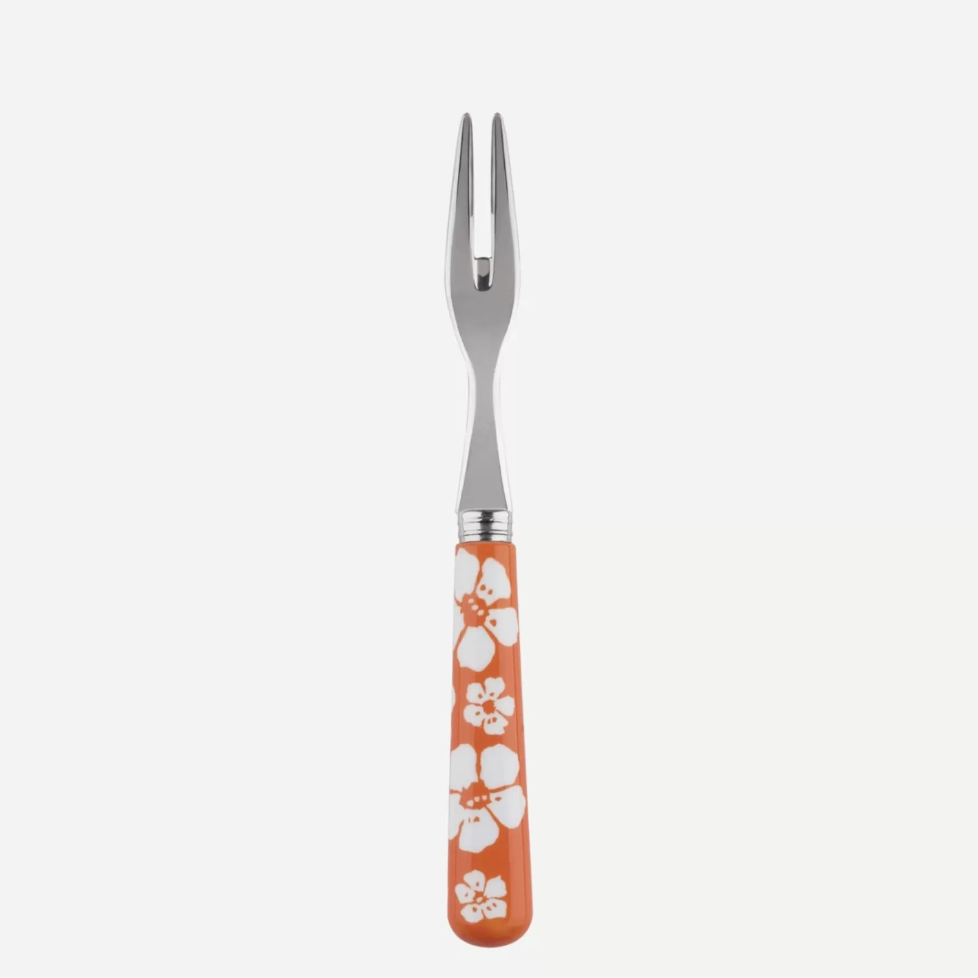 Sabre Paris Cocktail Fork>Hawaiian Flower, Orange