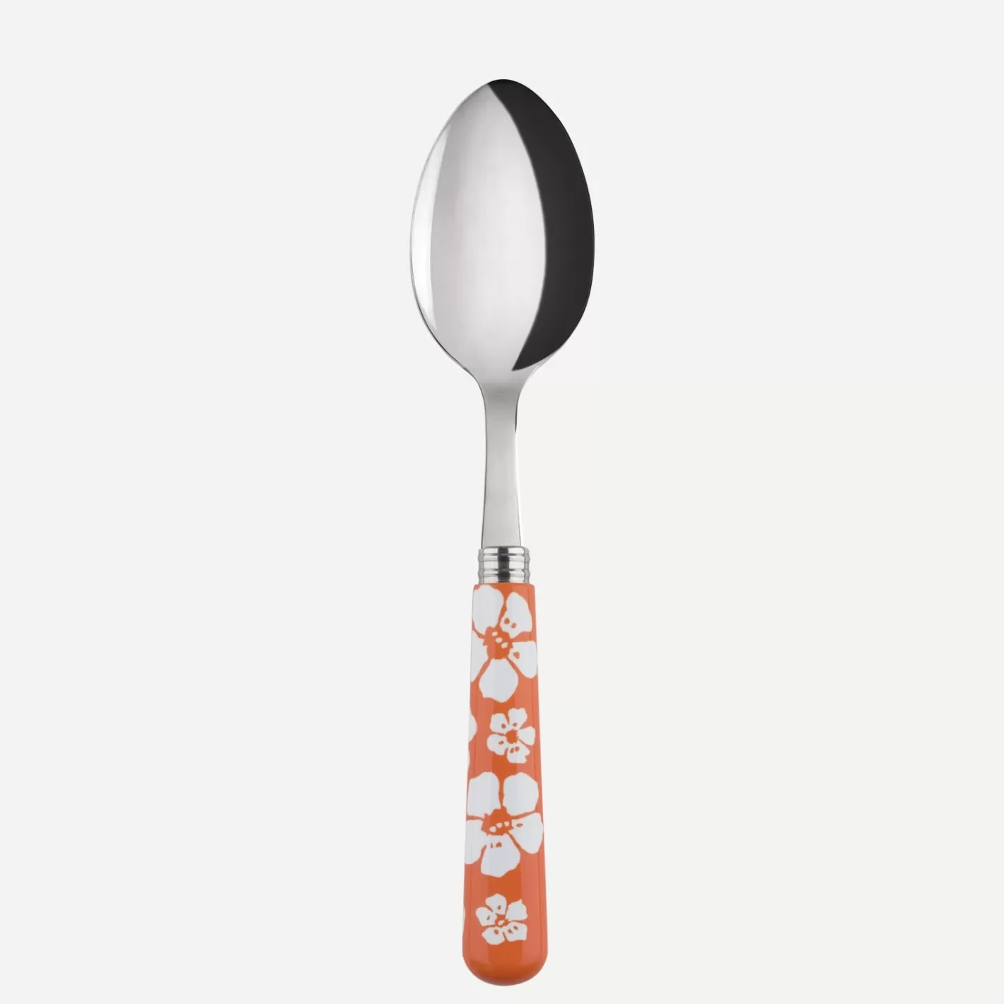 Sabre Paris Soup Spoon>Hawaiian Flower, Orange