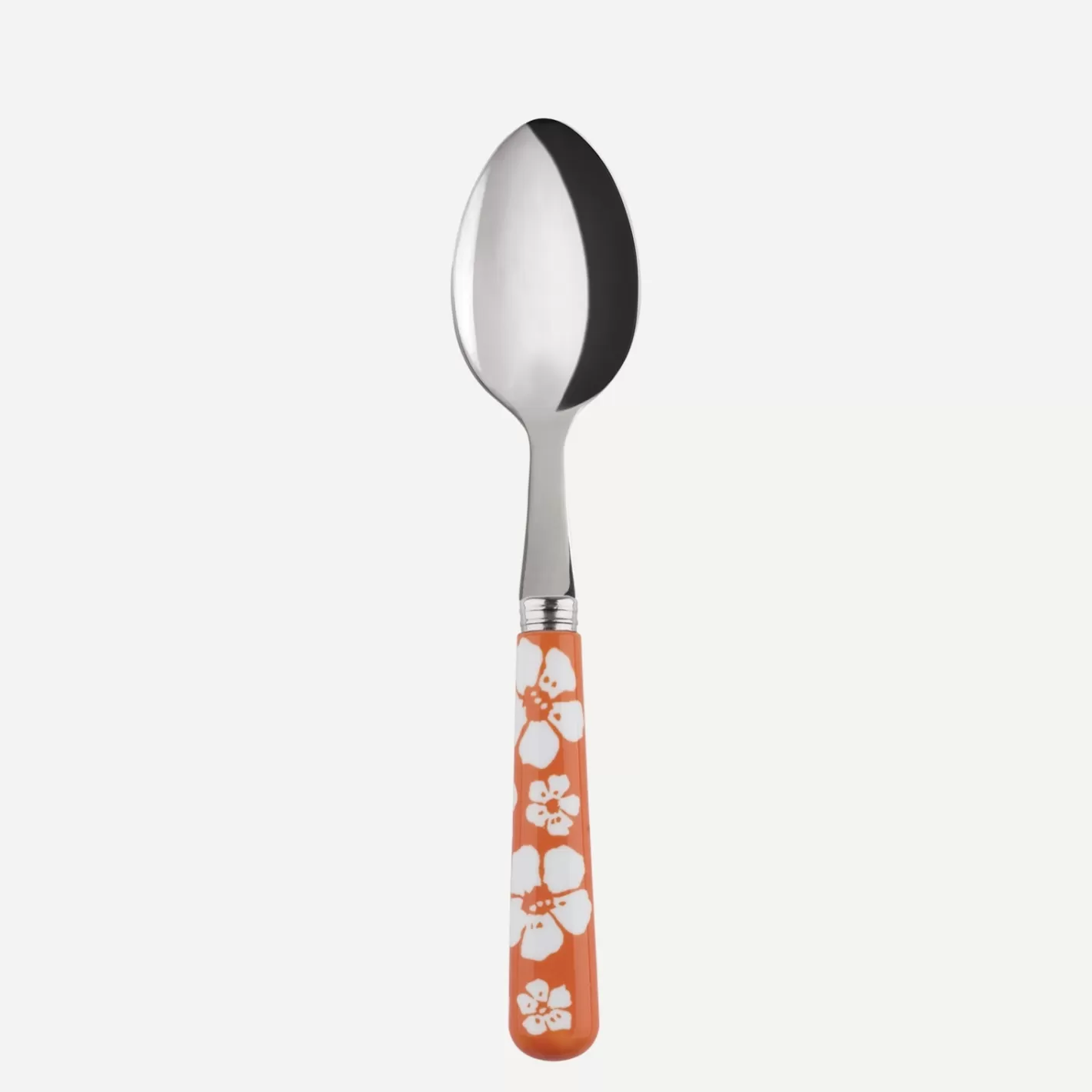 Sabre Paris Demi-Tasse Spoon>Hawaiian Flower, Orange