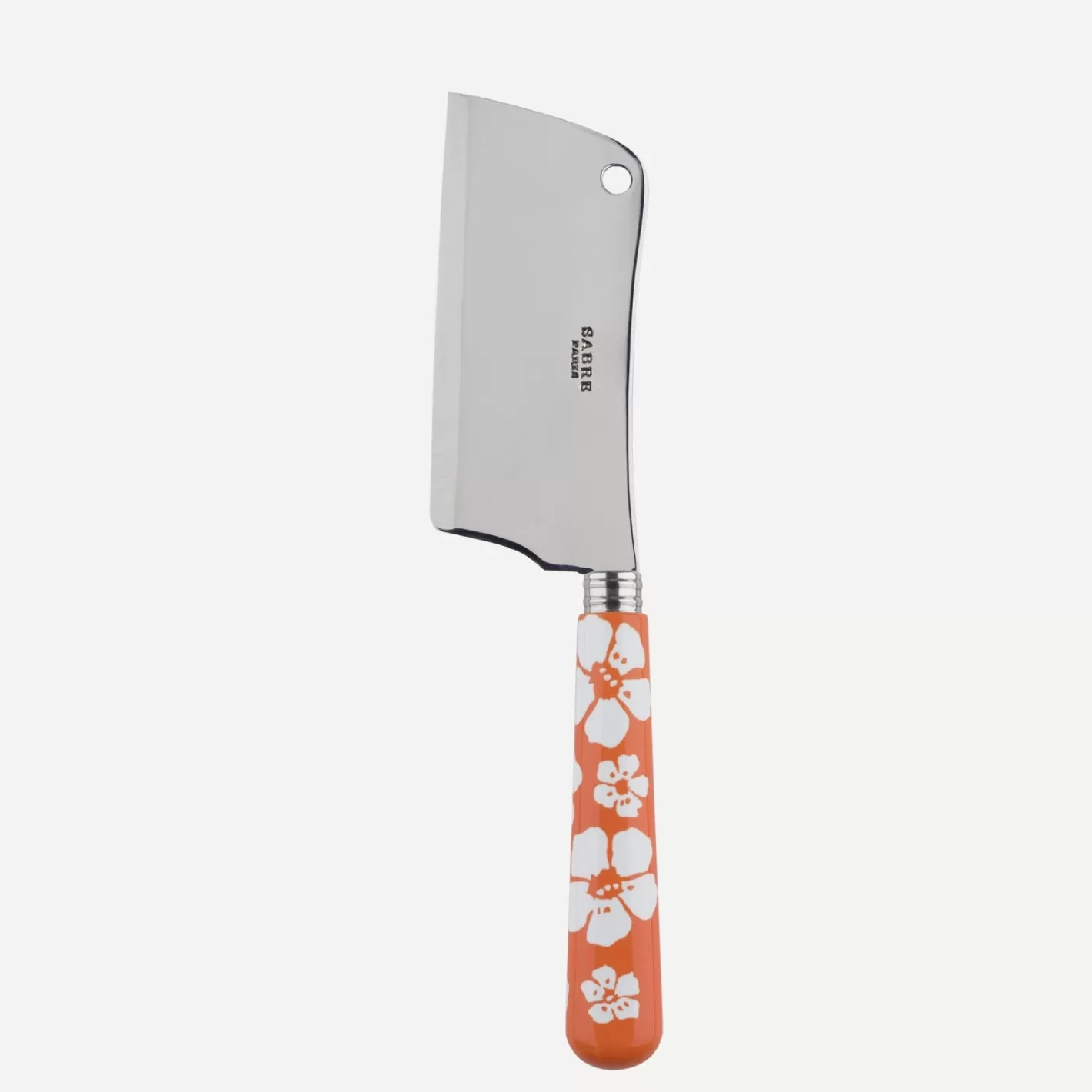 Sabre Paris Cheese Cleaver>Hawaiian Flower, Orange