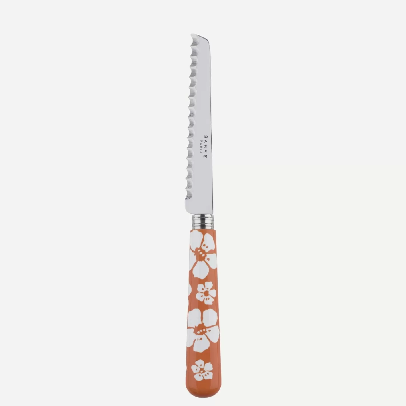 Sabre Paris Tomato Knife>Hawaiian Flower, Orange