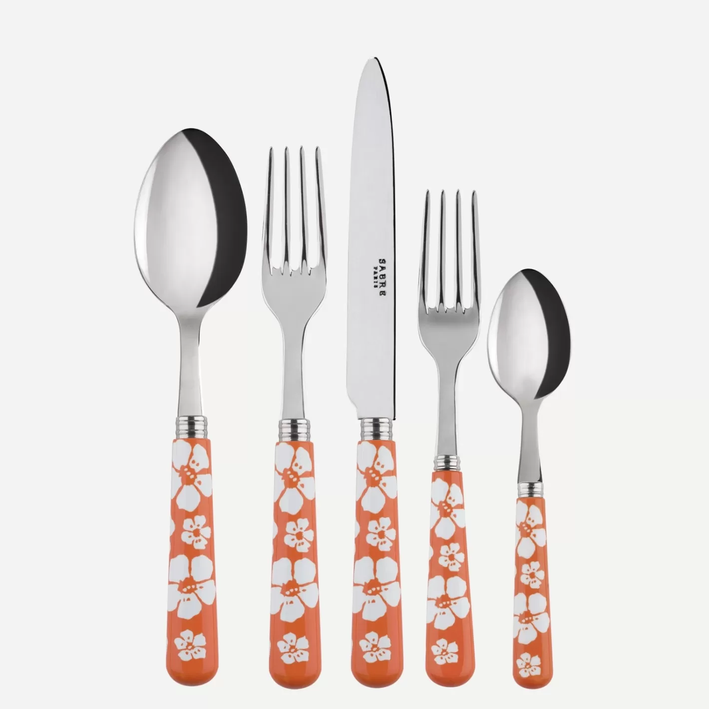 Sabre Paris Set Of 5 Pieces>Hawaiian Flower, Orange