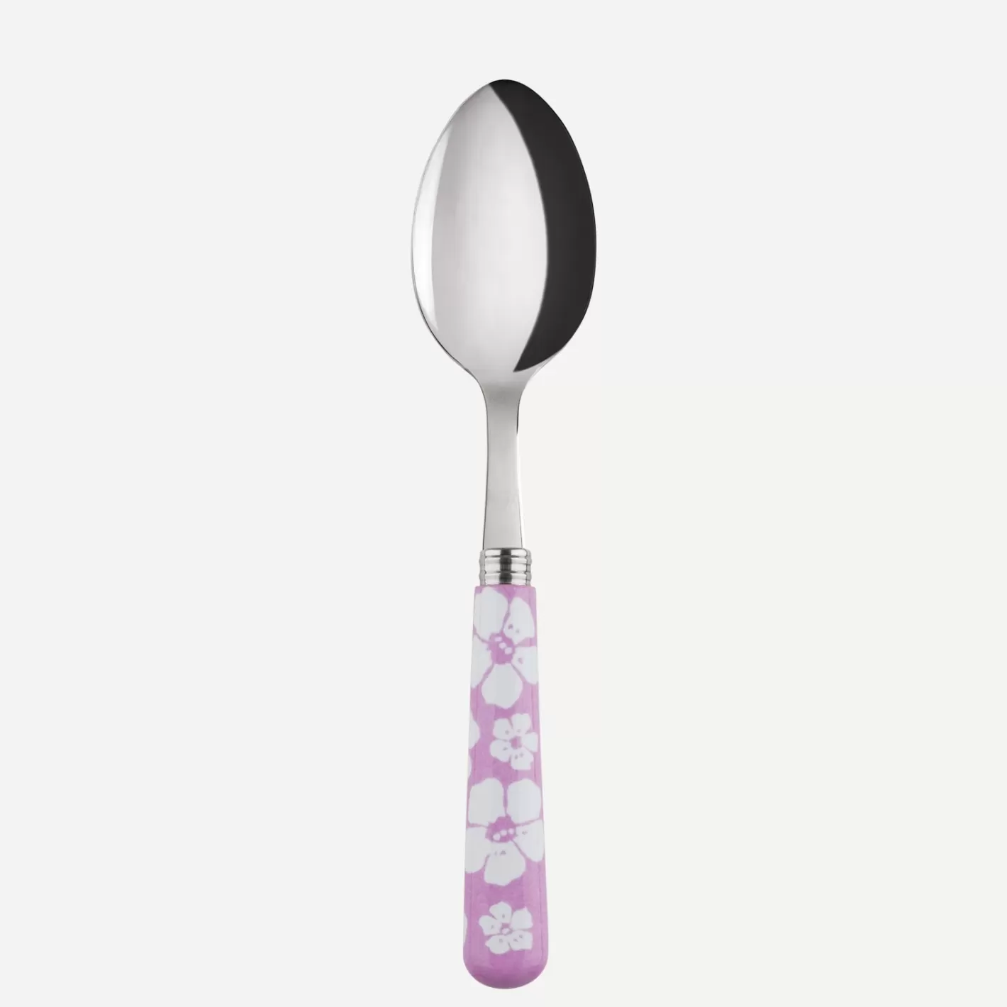 Sabre Paris Soup Spoon>Hawaiian Flower, Pink