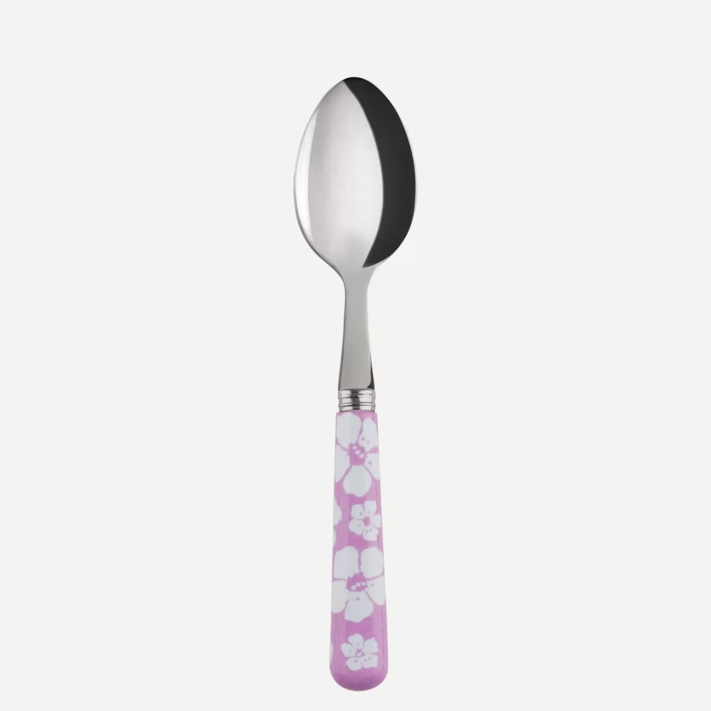 Sabre Paris Demi-Tasse Spoon>Hawaiian Flower, Pink