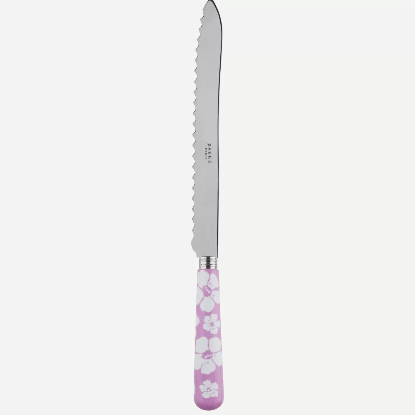 Sabre Paris Bread Knife>Hawaiian Flower, Pink