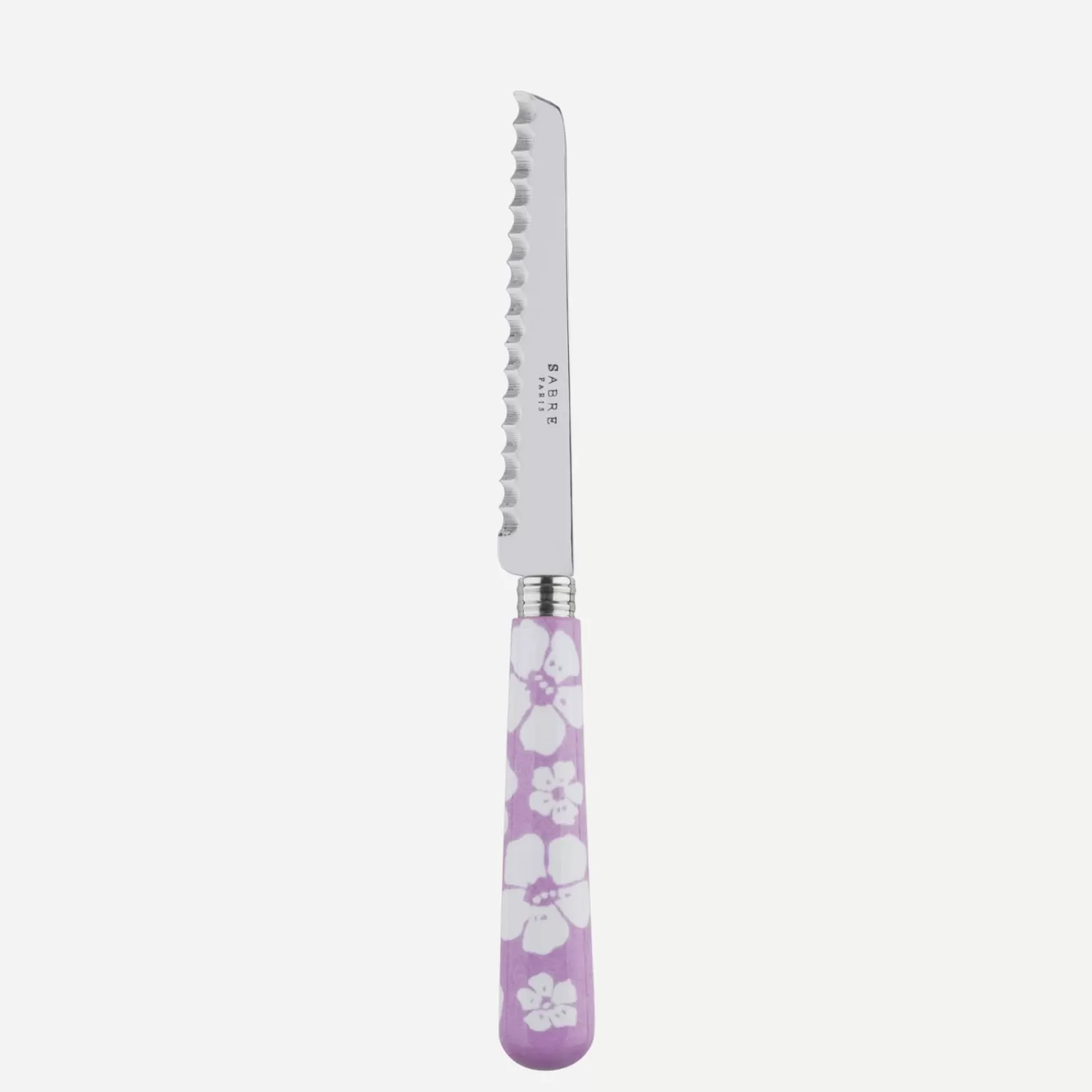 Sabre Paris Tomato Knife>Hawaiian Flower, Pink