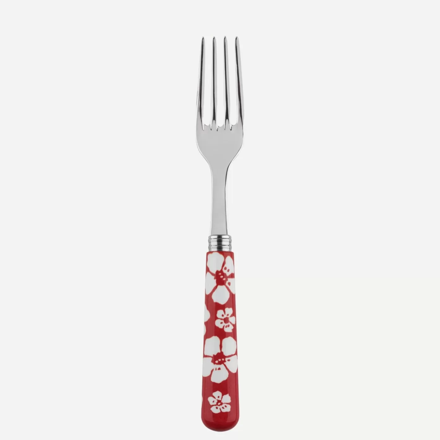 Sabre Paris Dinner Fork>Hawaiian Flower, Red