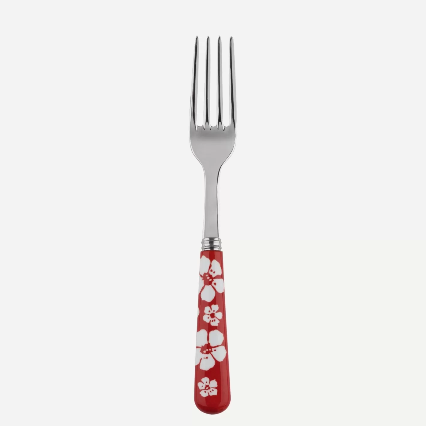 Sabre Paris Salad Fork>Hawaiian Flower, Red