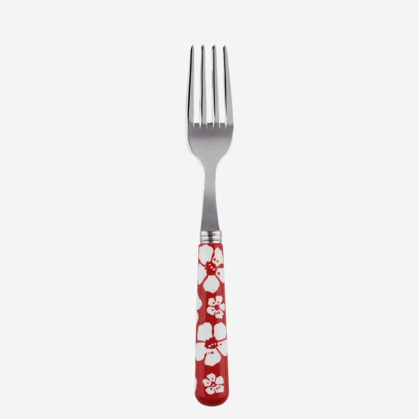 Sabre Paris Small Fork>Hawaiian Flower, Red