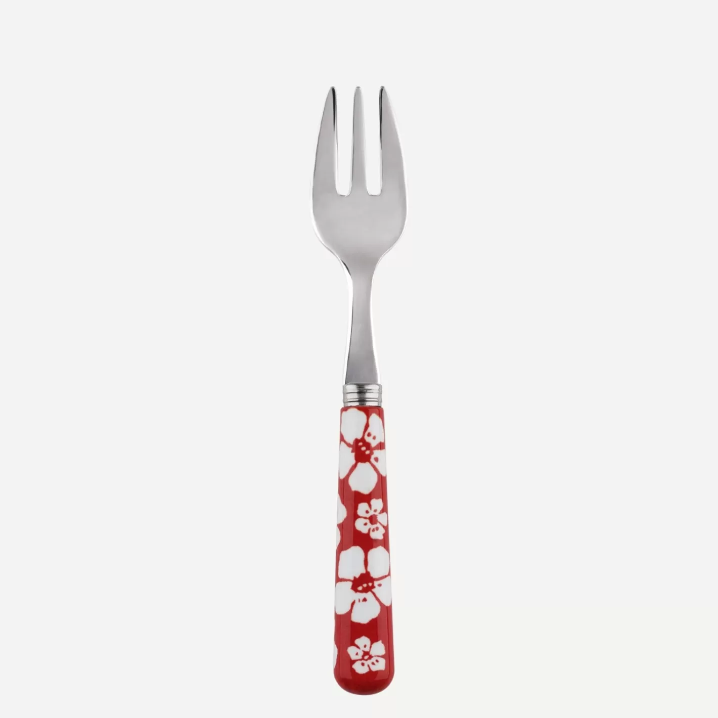 Sabre Paris Oyster Fork>Hawaiian Flower, Red