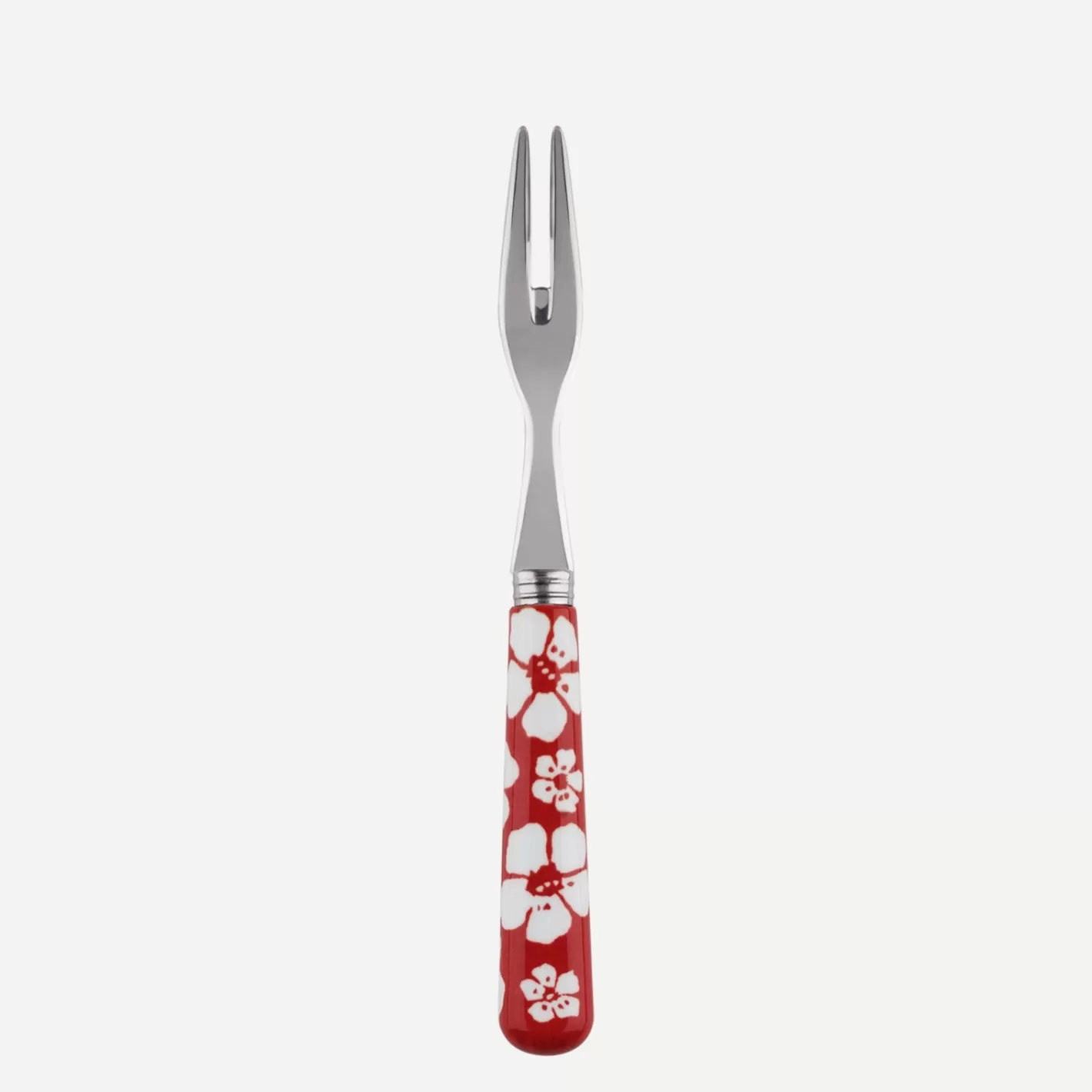 Sabre Paris Cocktail Fork>Hawaiian Flower, Red