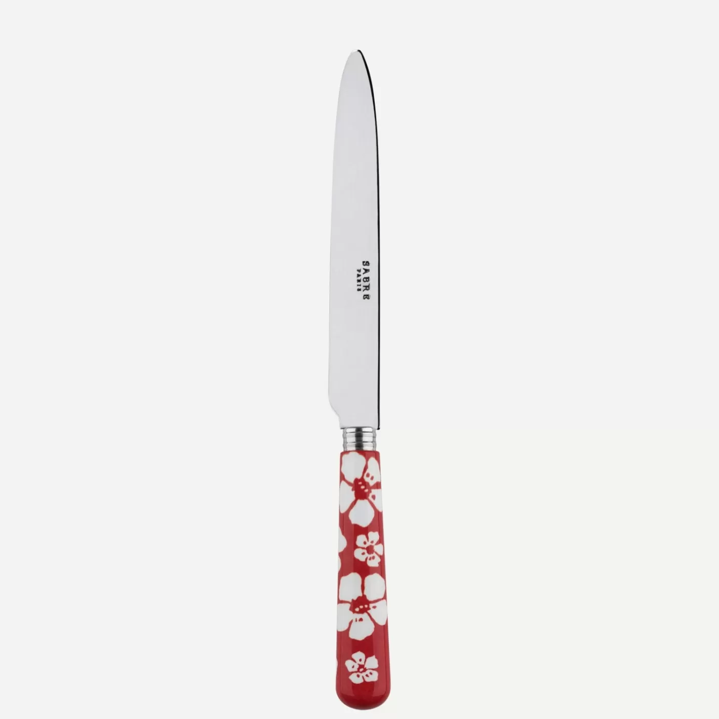 Sabre Paris Dinner Knife>Hawaiian Flower, Red