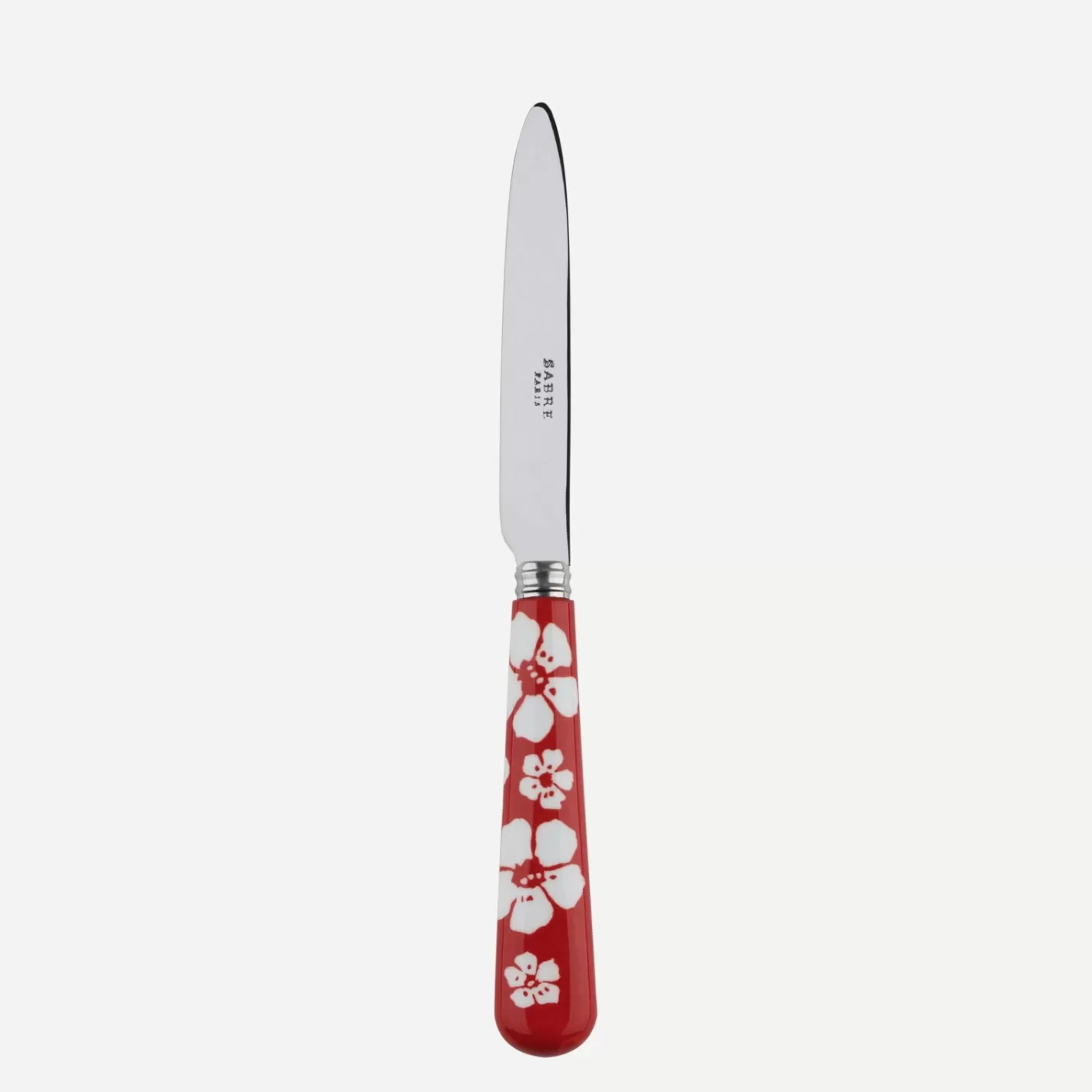 Sabre Paris Dessert Knife>Hawaiian Flower, Red