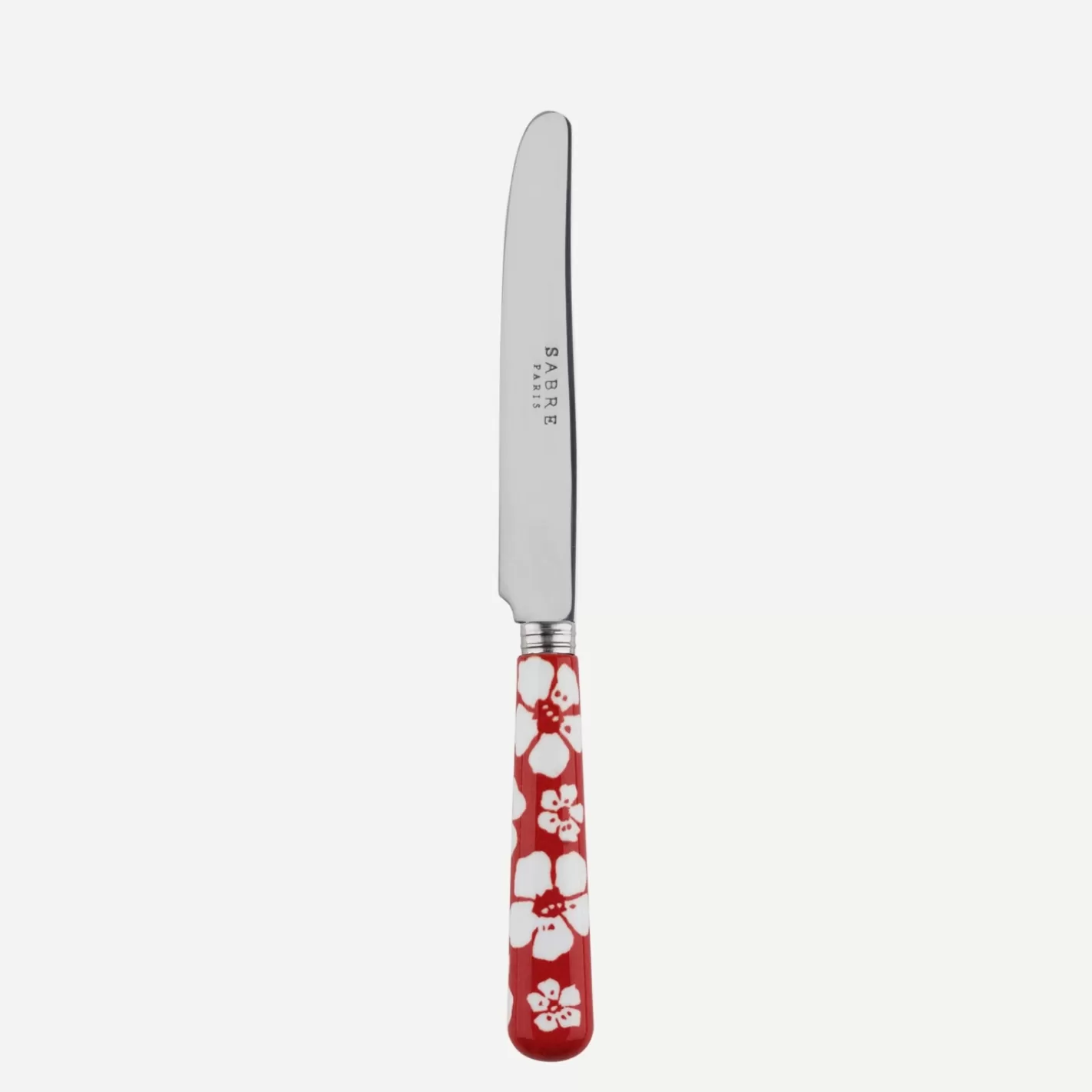 Sabre Paris Breakfast Knife>Hawaiian Flower, Red