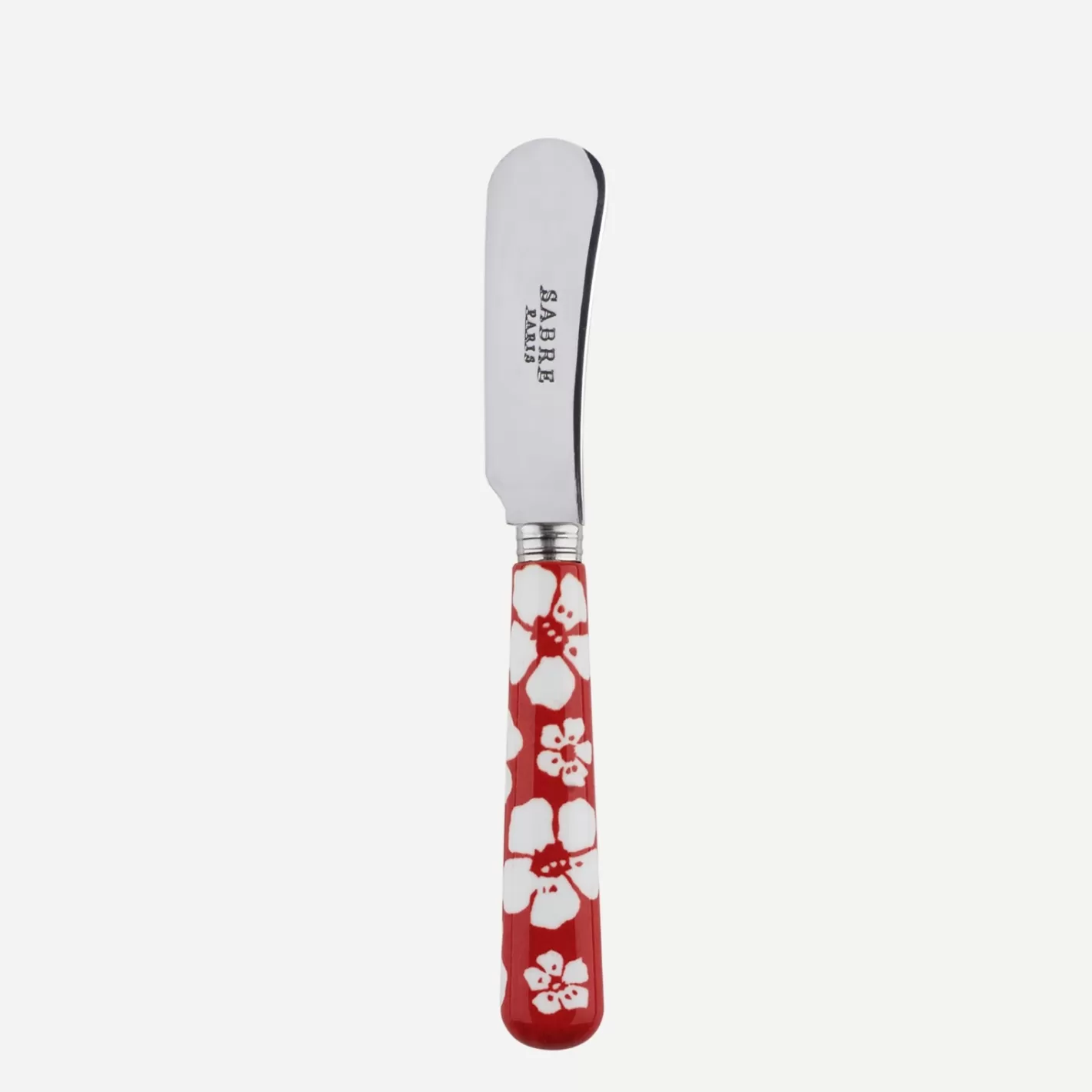 Sabre Paris Butter Spreader>Hawaiian Flower, Red