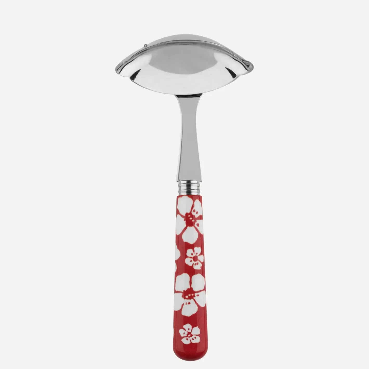 Sabre Paris Gravy Ladle>Hawaiian Flower, Red