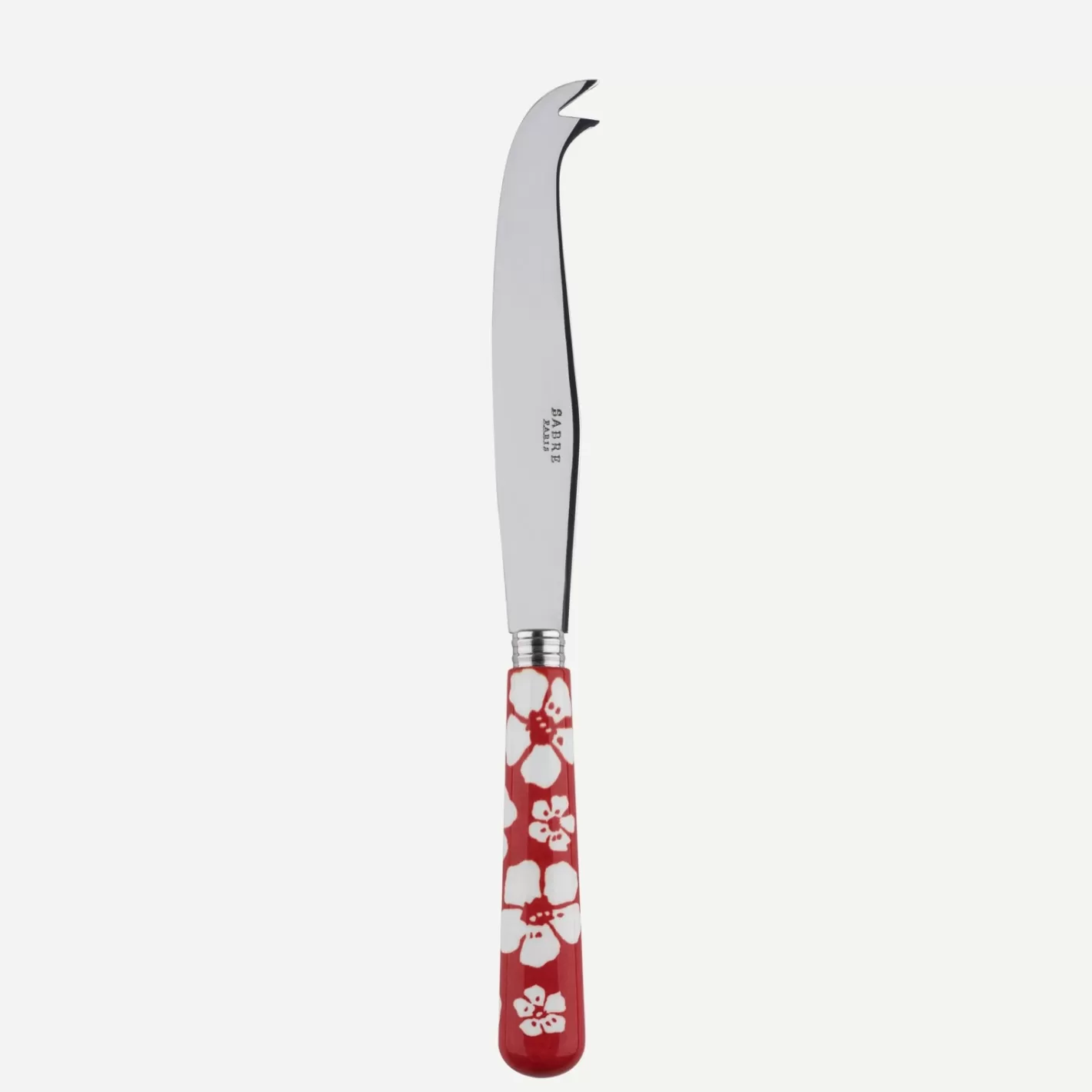 Sabre Paris Cheese Knife>Hawaiian Flower, Red