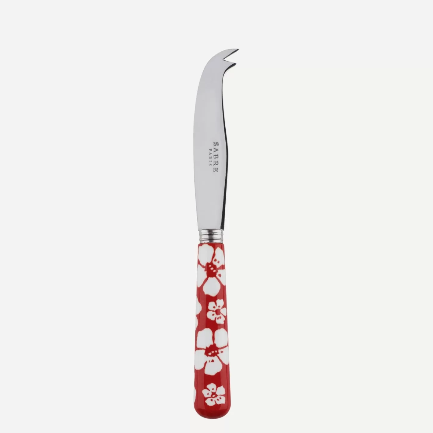 Sabre Paris Cheese Knife>Hawaiian Flower, Red