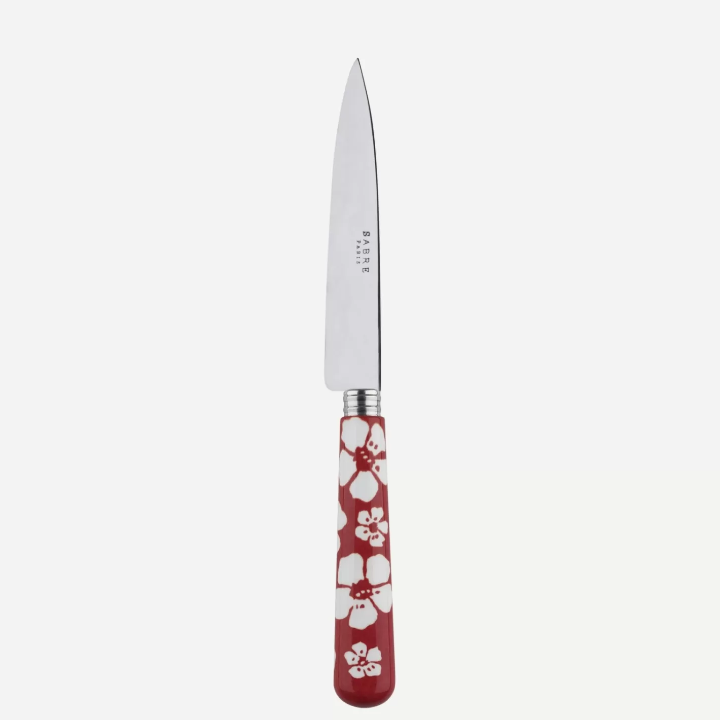 Sabre Paris Kitchen Knife>Hawaiian Flower, Red