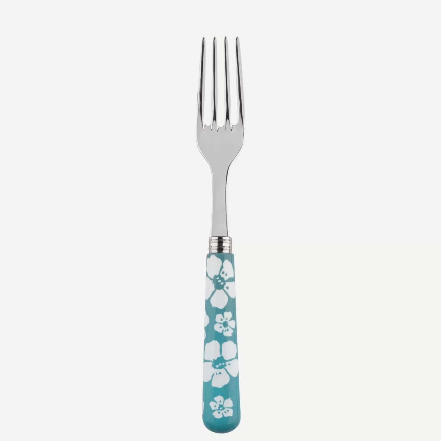 Sabre Paris Dinner Fork>Hawaiian Flower, Turquoise