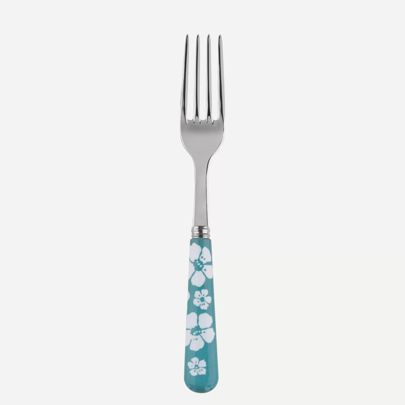 Sabre Paris Salad Fork>Hawaiian Flower, Turquoise