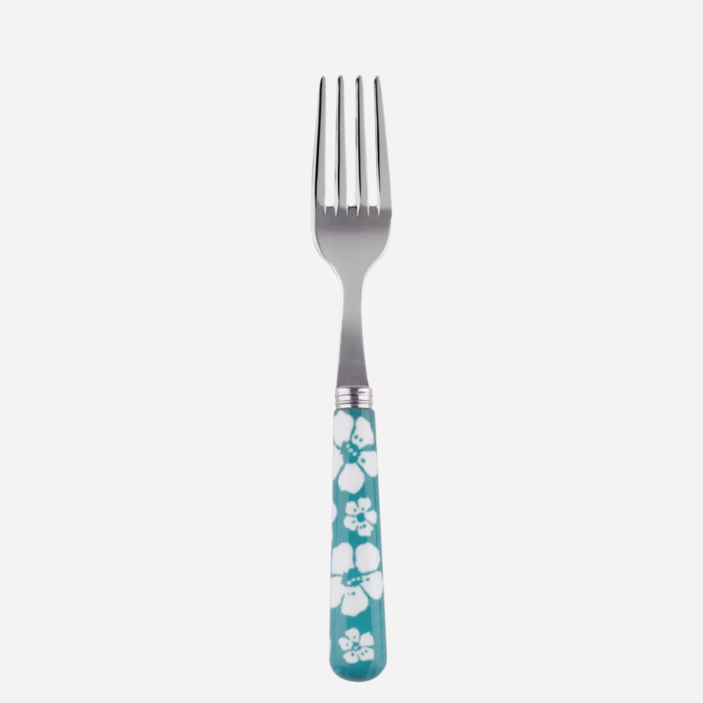 Sabre Paris Small Fork>Hawaiian Flower, Turquoise