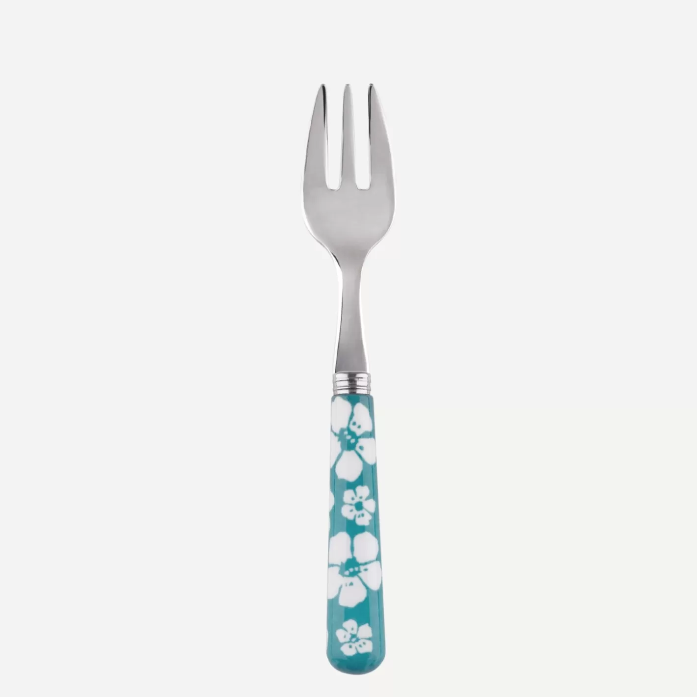 Sabre Paris Oyster Fork>Hawaiian Flower, Turquoise