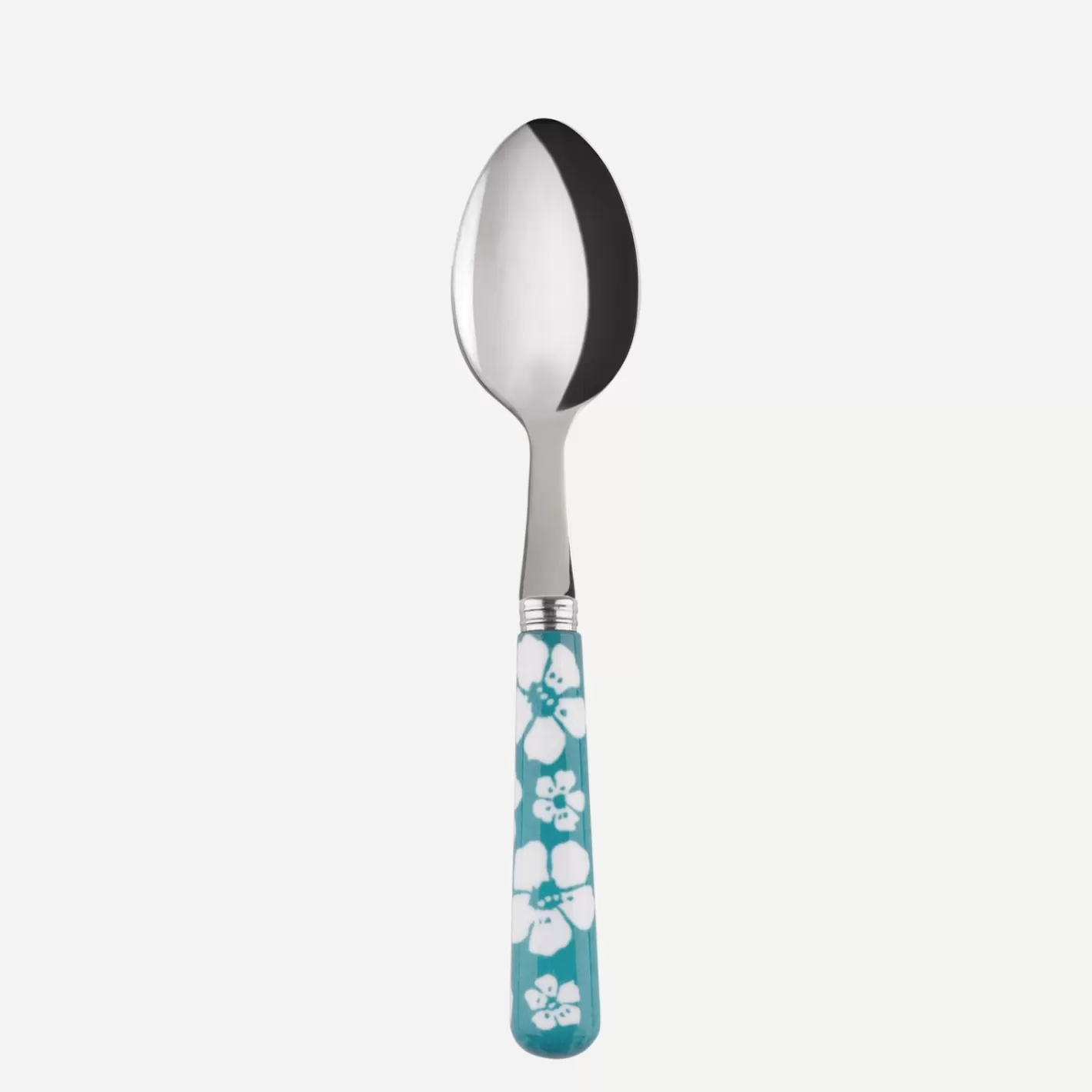 Sabre Paris Teaspoon>Hawaiian Flower, Turquoise