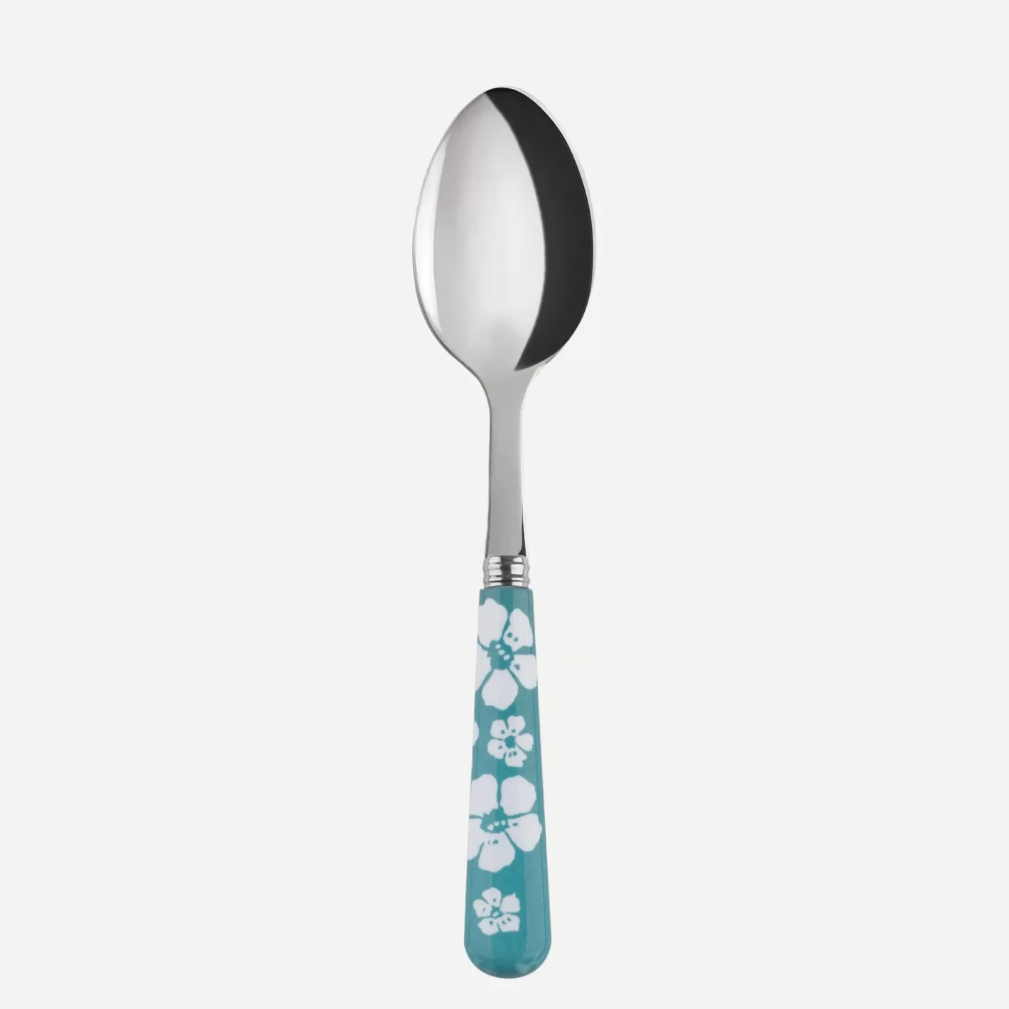 Sabre Paris Dessert Spoon>Hawaiian Flower, Turquoise