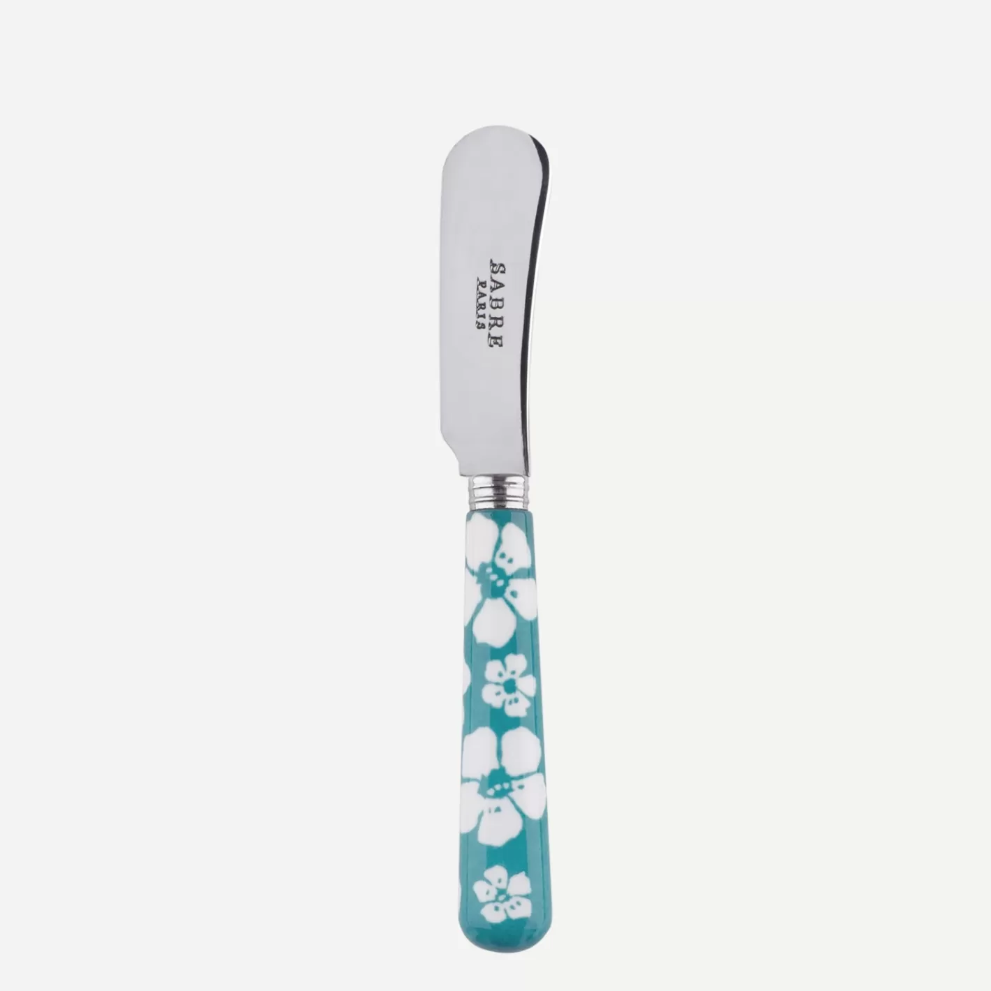 Sabre Paris Butter Spreader>Hawaiian Flower, Turquoise