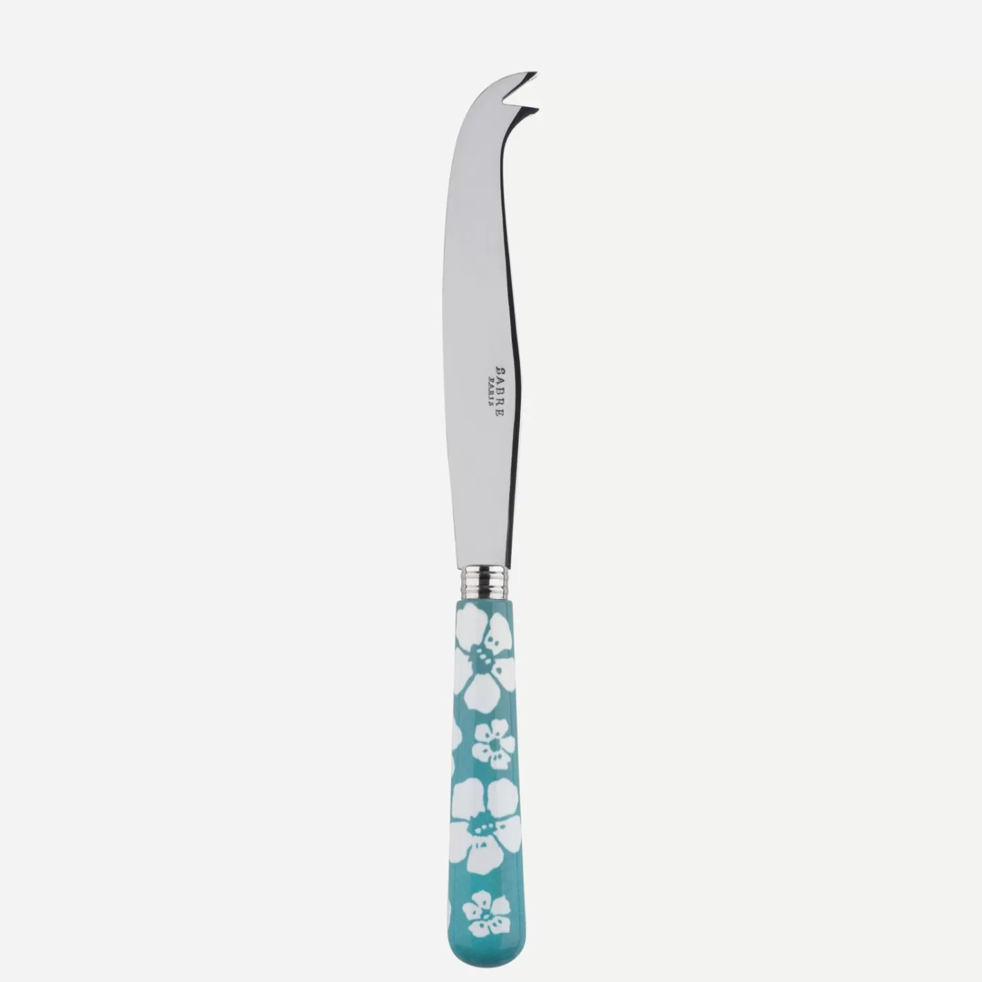 Sabre Paris Cheese Knife>Hawaiian Flower, Turquoise