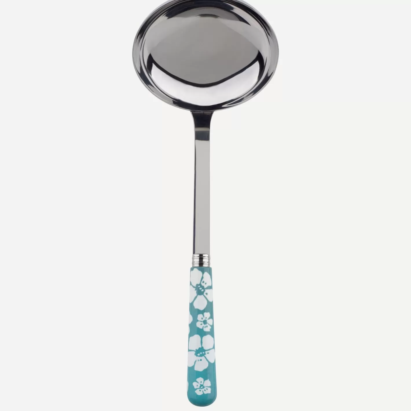 Sabre Paris Ladle>Hawaiian Flower, Turquoise