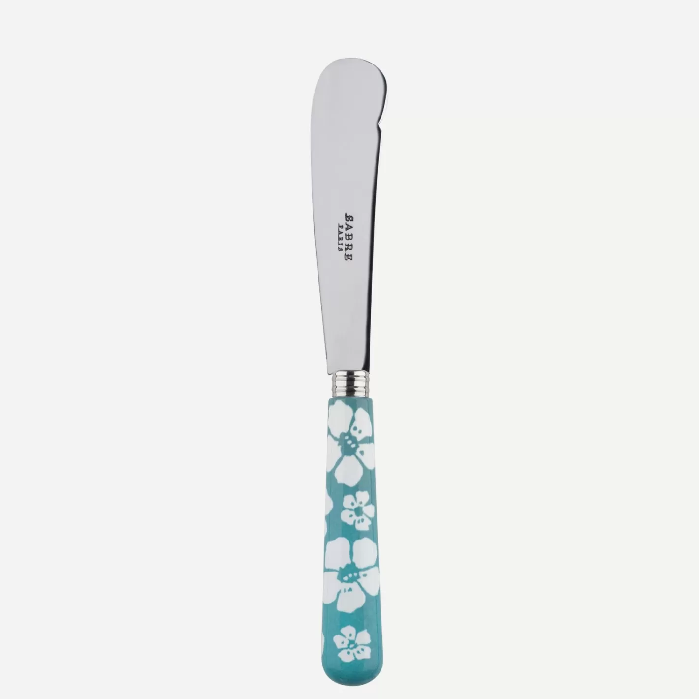 Sabre Paris Butter Knife>Hawaiian Flower, Turquoise