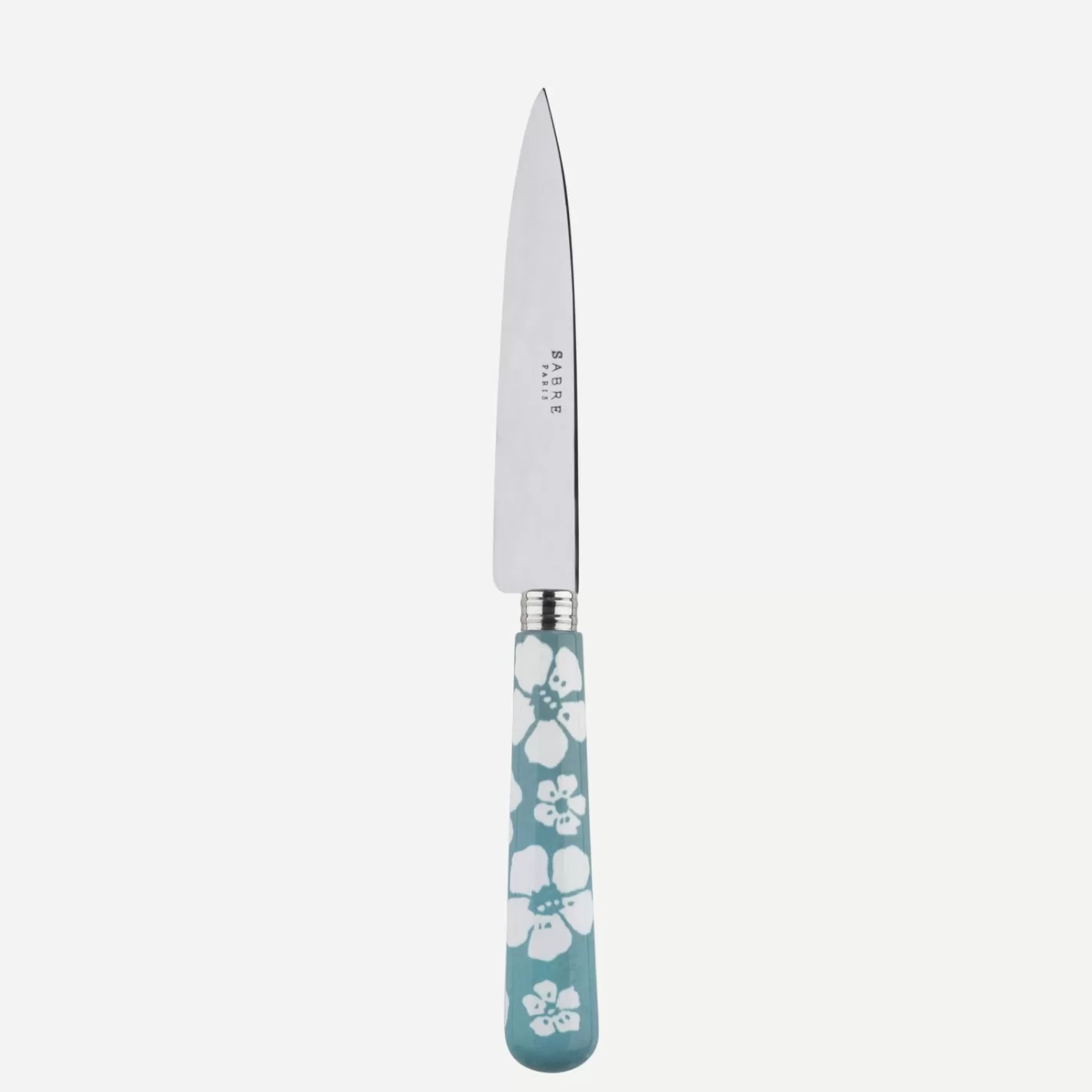 Sabre Paris Kitchen Knife>Hawaiian Flower, Turquoise