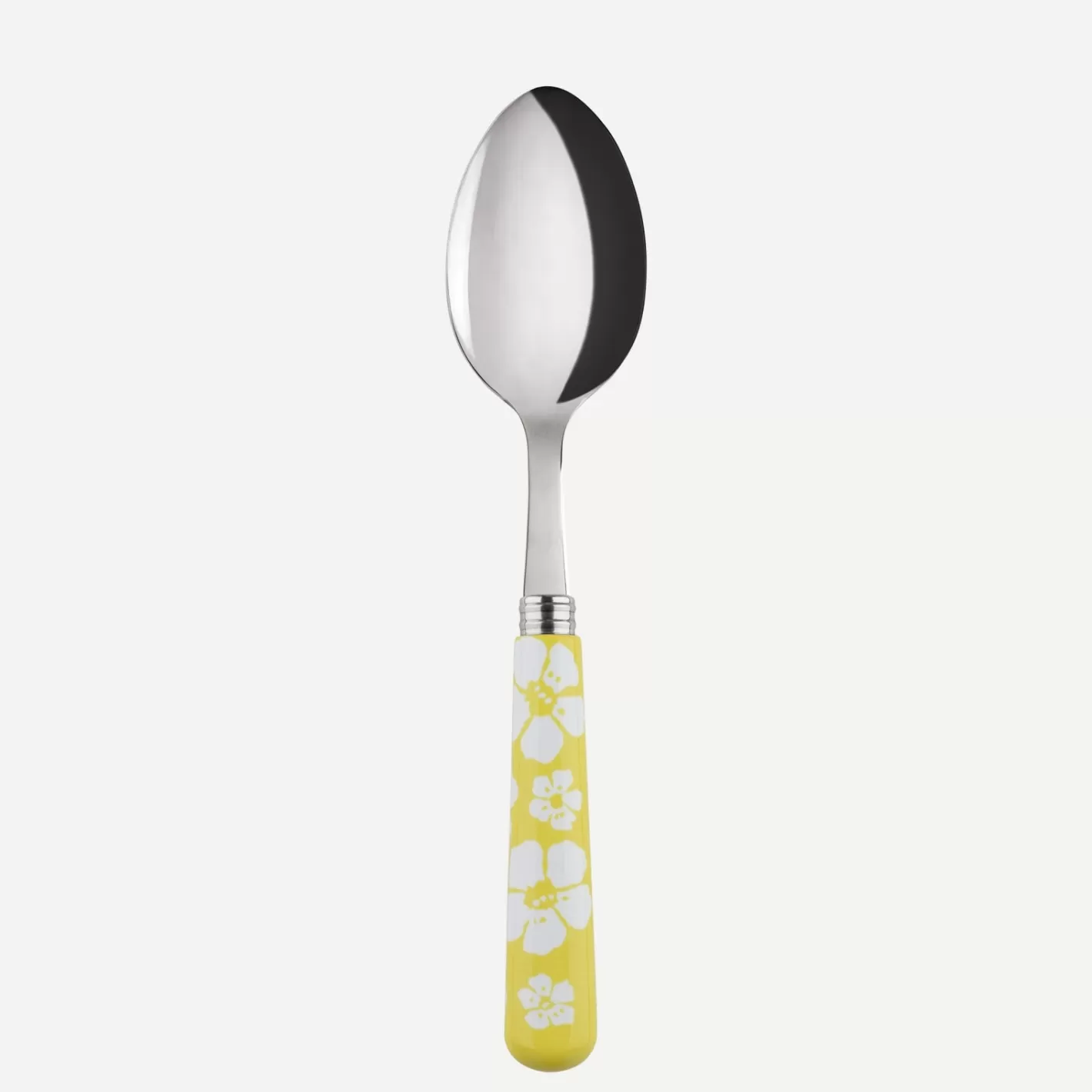 Sabre Paris Soup Spoon>Hawaiian Flower, Yellow