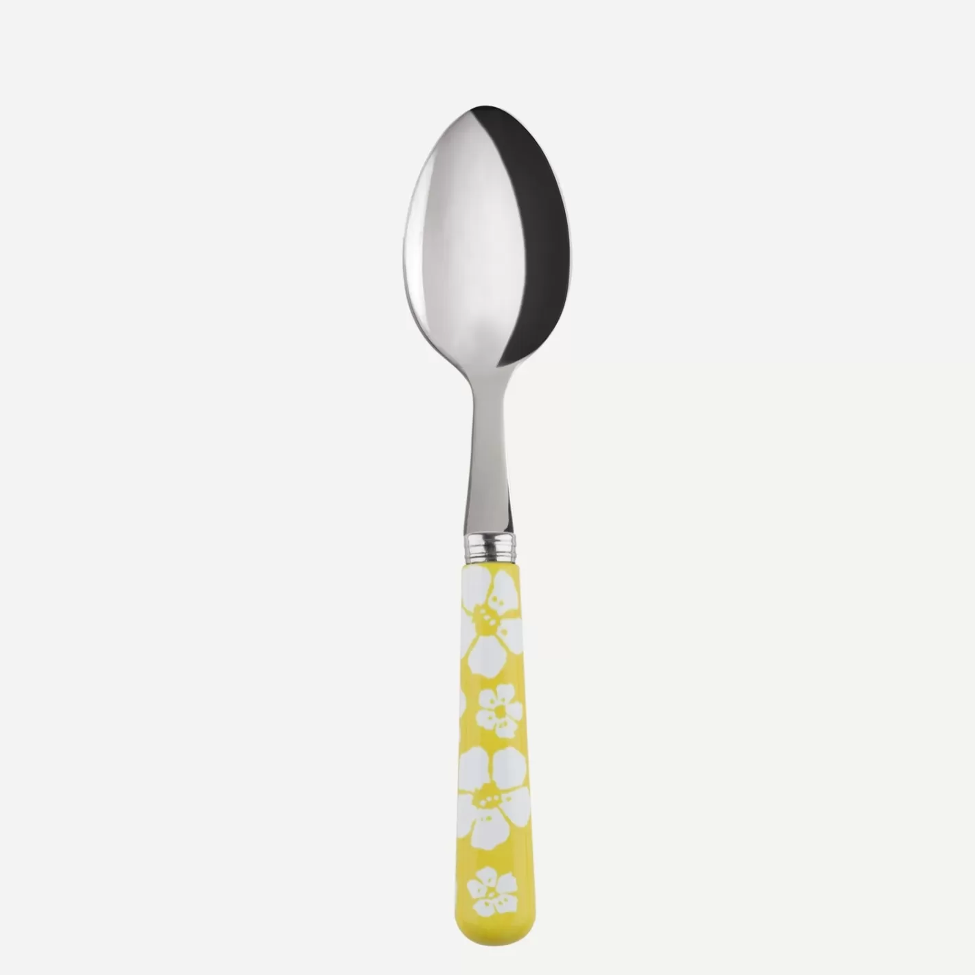 Sabre Paris Demi-Tasse Spoon>Hawaiian Flower, Yellow