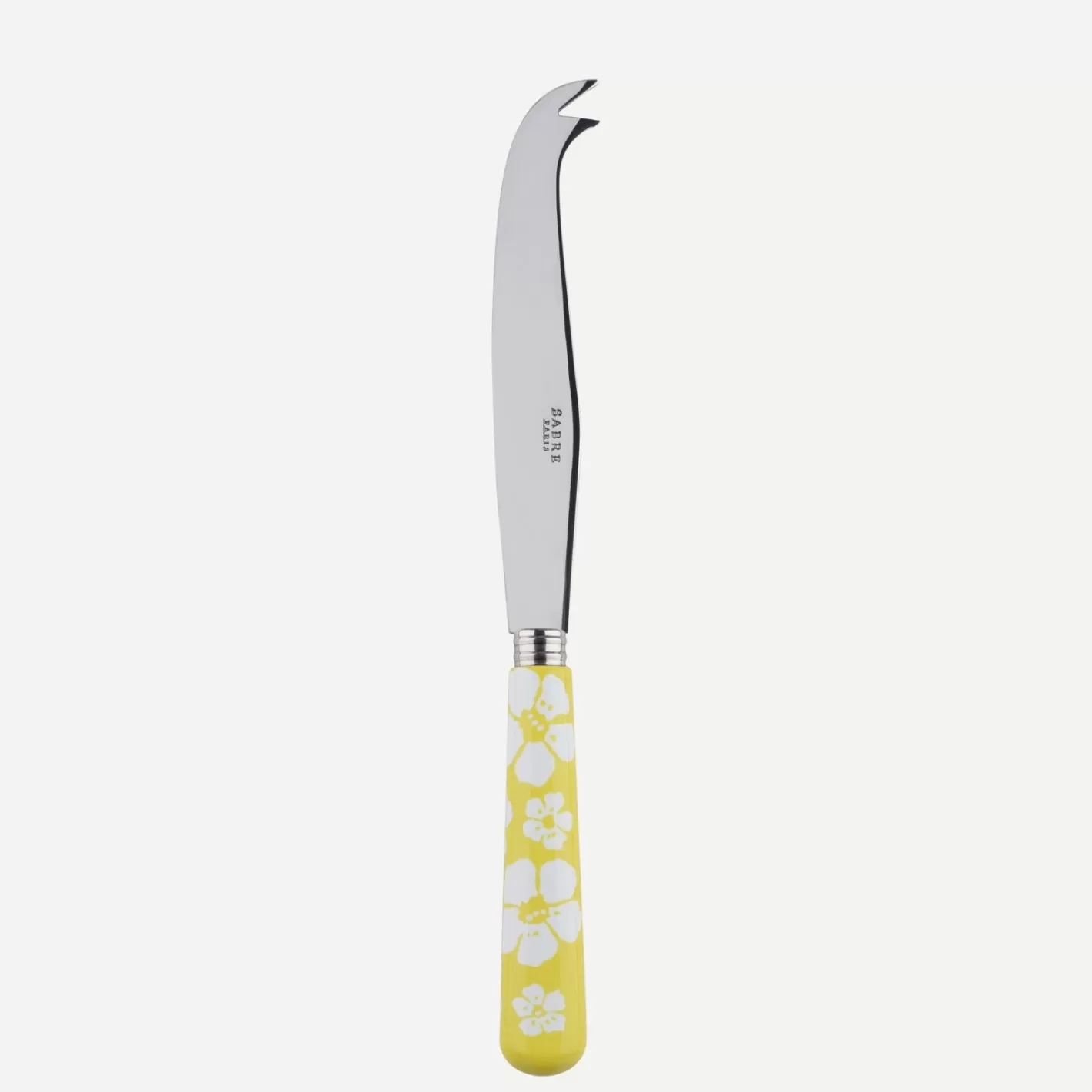 Sabre Paris Cheese Knife>Hawaiian Flower, Yellow