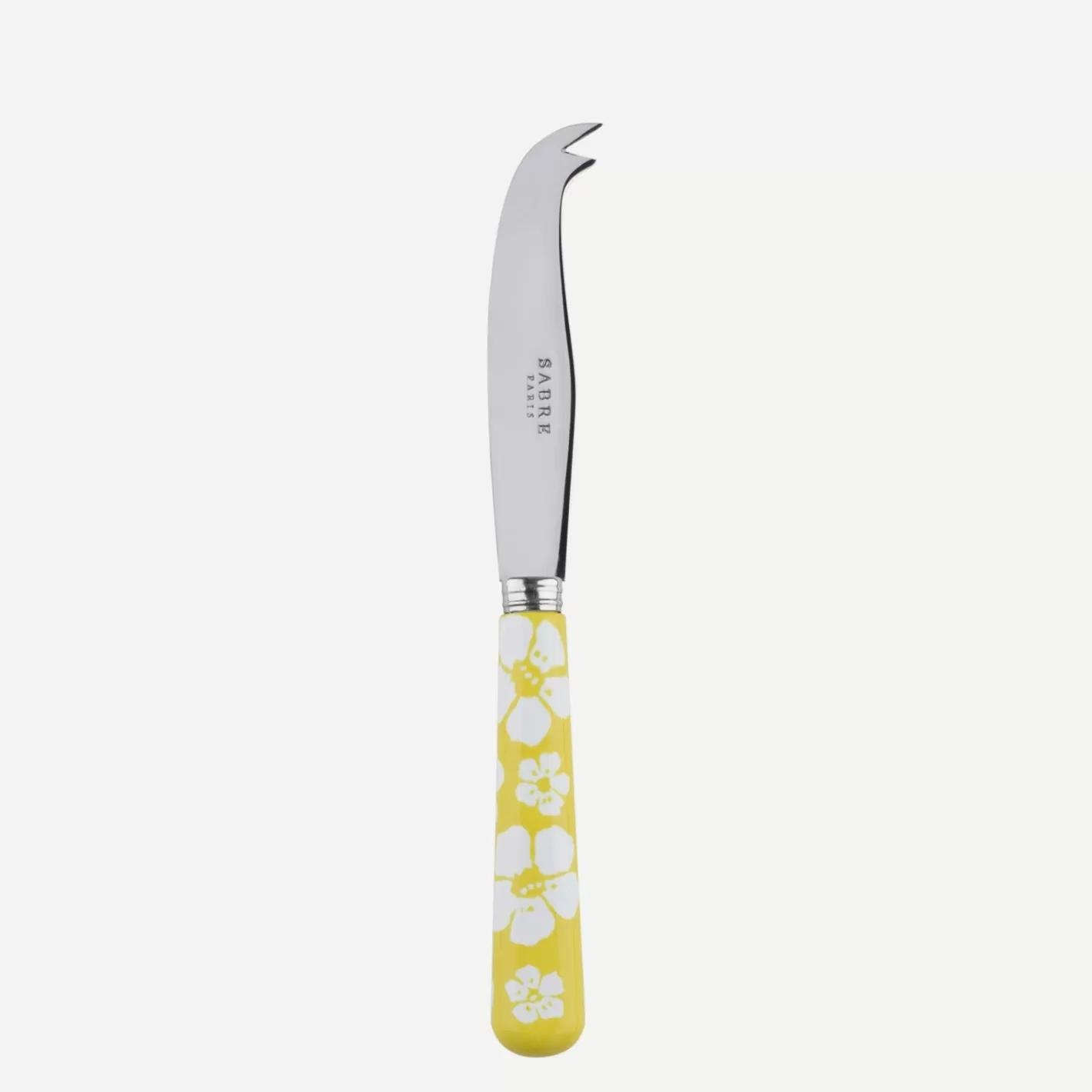 Sabre Paris Cheese Knife>Hawaiian Flower, Yellow