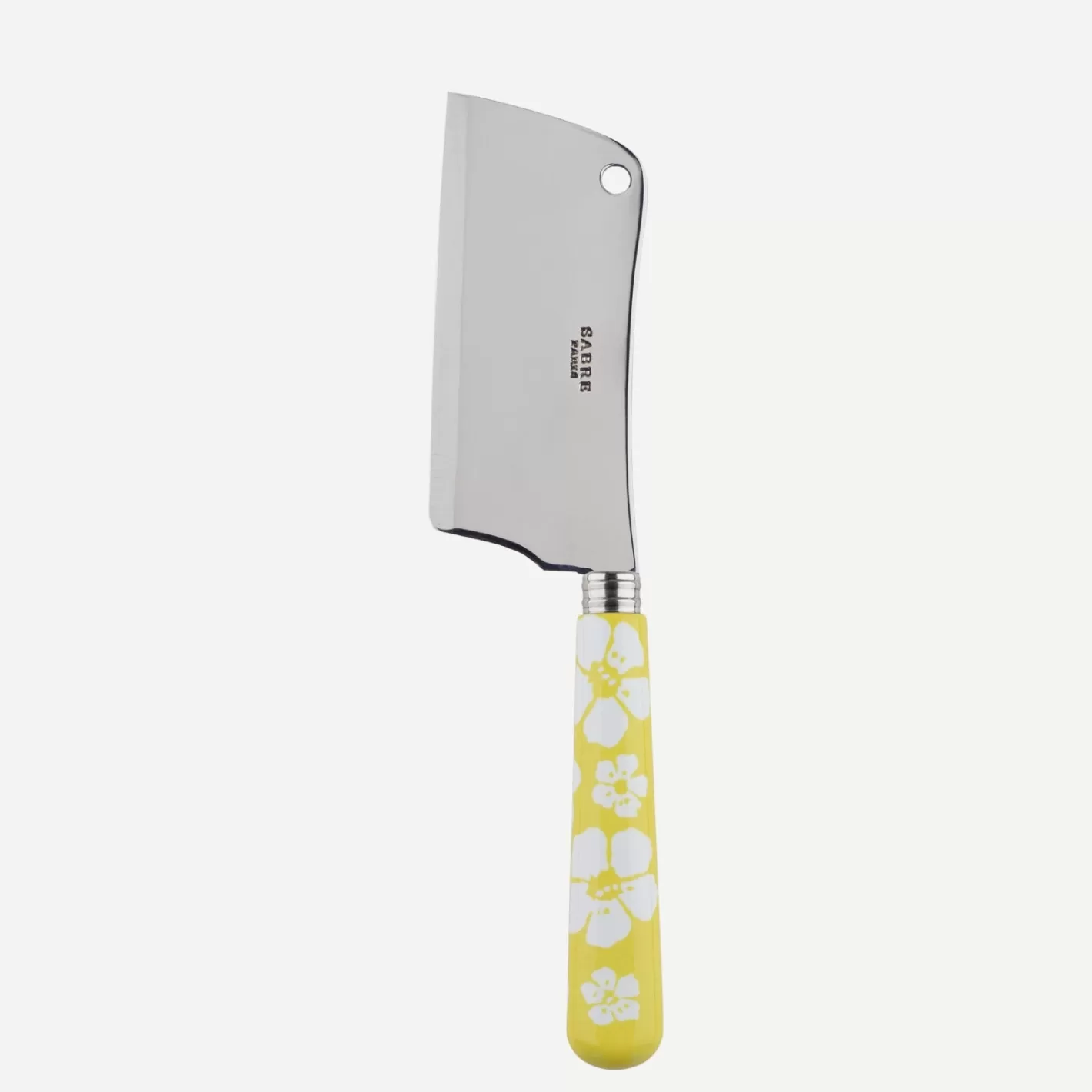 Sabre Paris Cheese Cleaver>Hawaiian Flower, Yellow