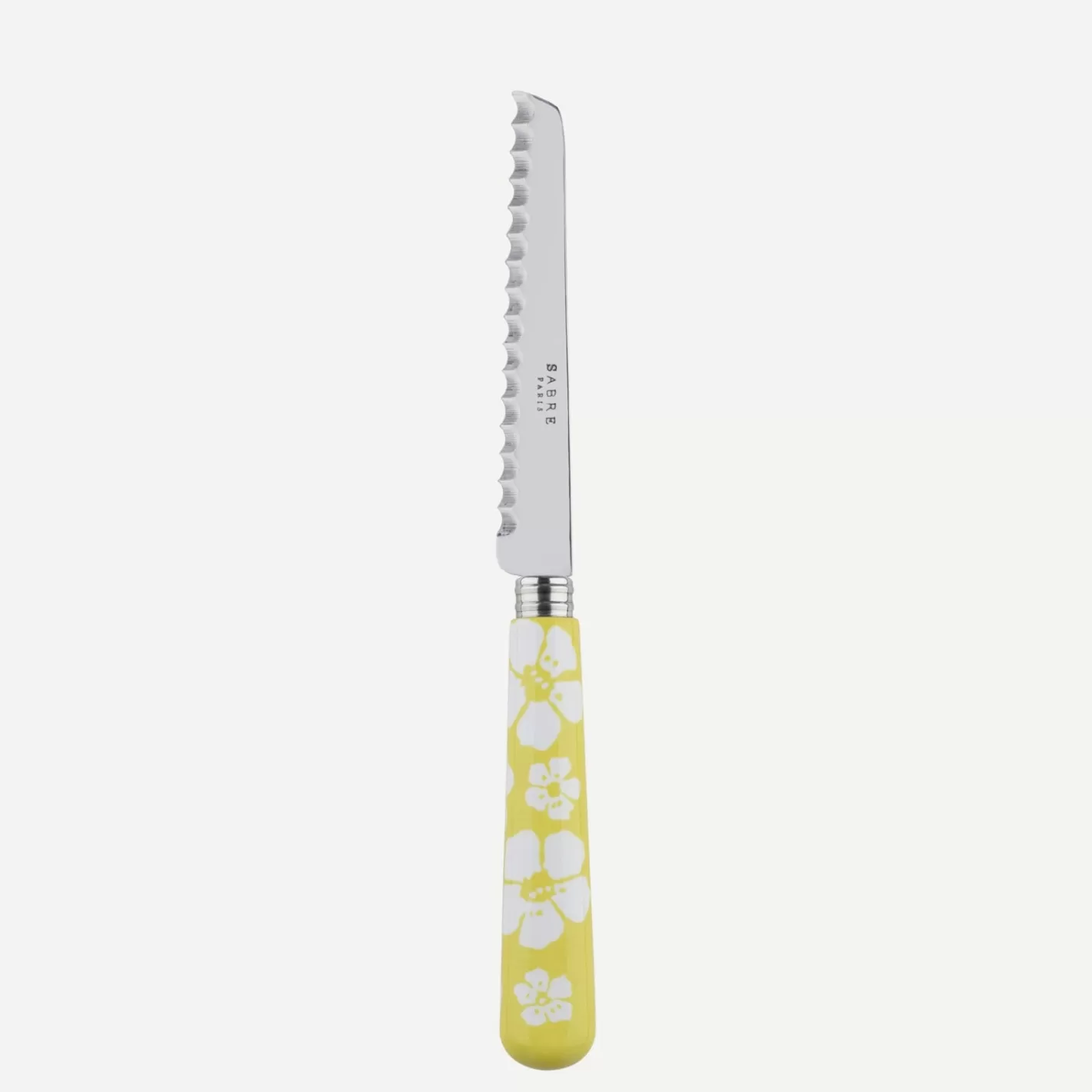 Sabre Paris Tomato Knife>Hawaiian Flower, Yellow