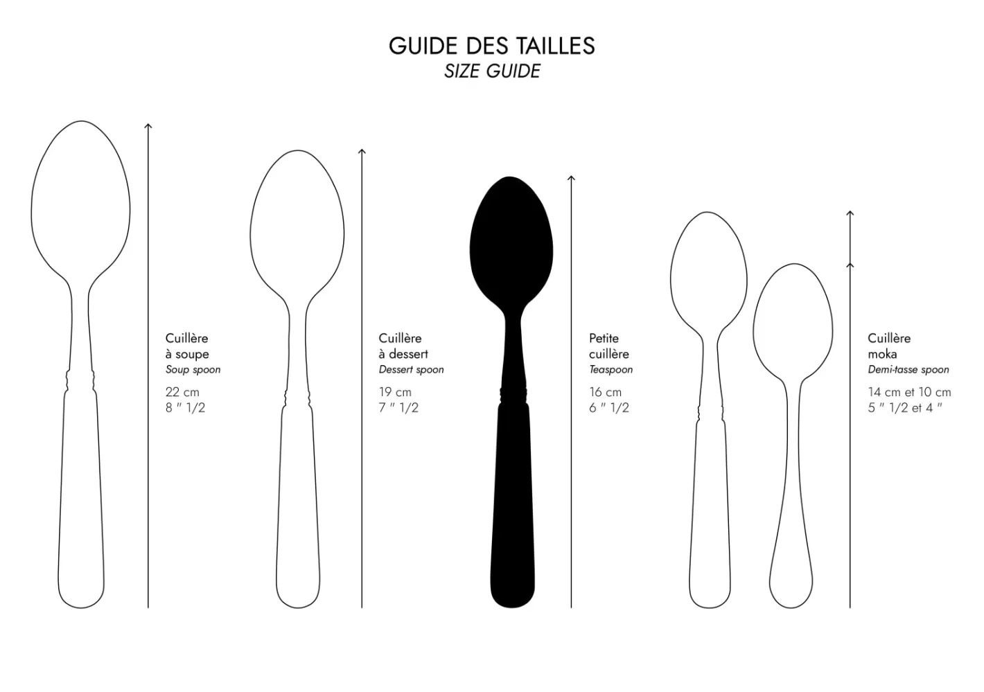 Sabre Paris Teaspoon>Honorine, Grey