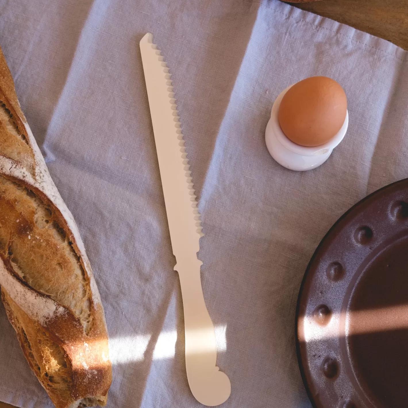 Sabre Paris Bread Knife>Honorine, Pearl