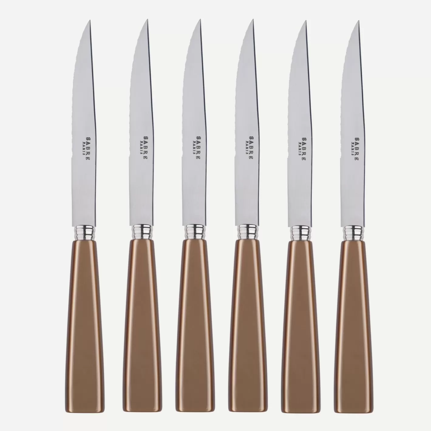 Sabre Paris Set Of 6 Steak Knives>Icône, Caramel