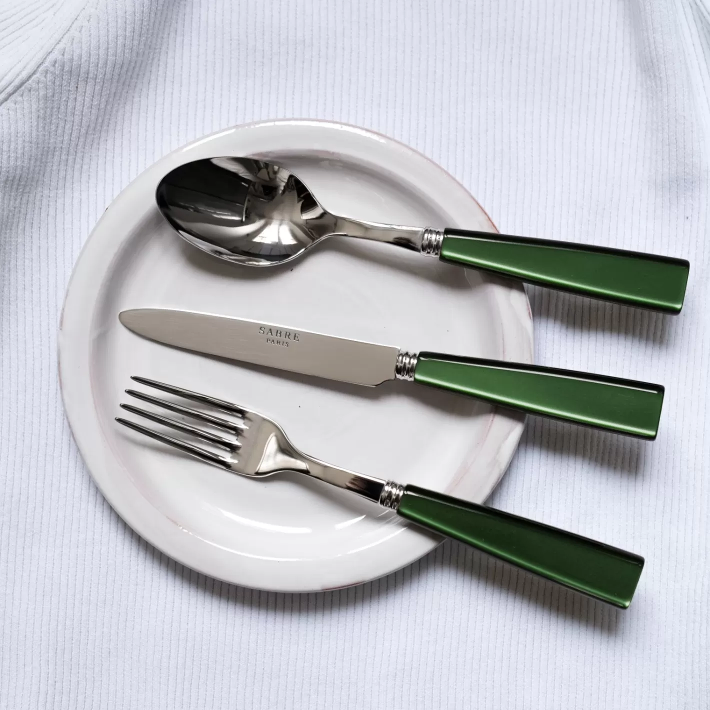 Sabre Paris Salad Fork>Icône, Dark green